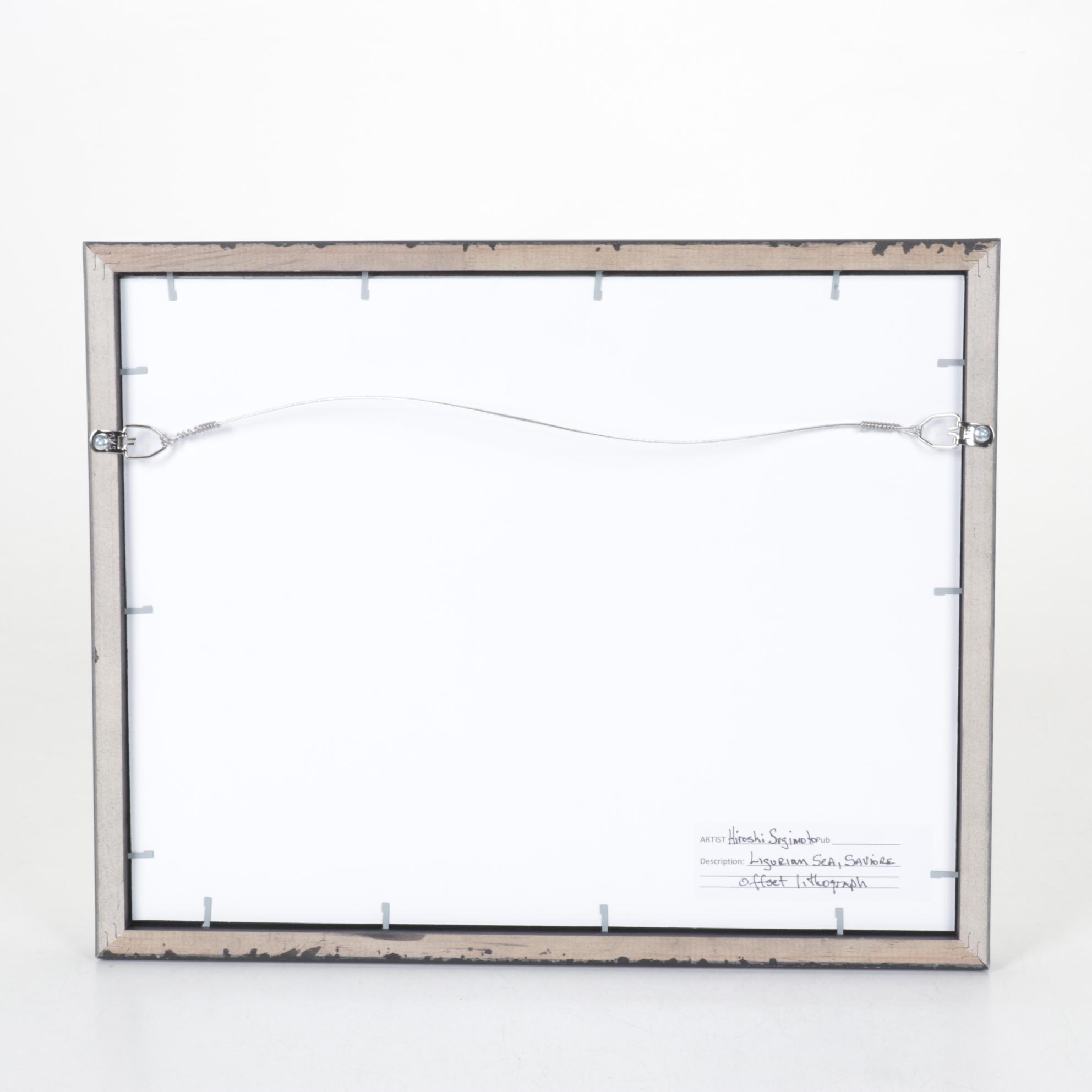 Hiroshi Sugimoto Offset Lithograph "Ligurian Sea, Saviore"