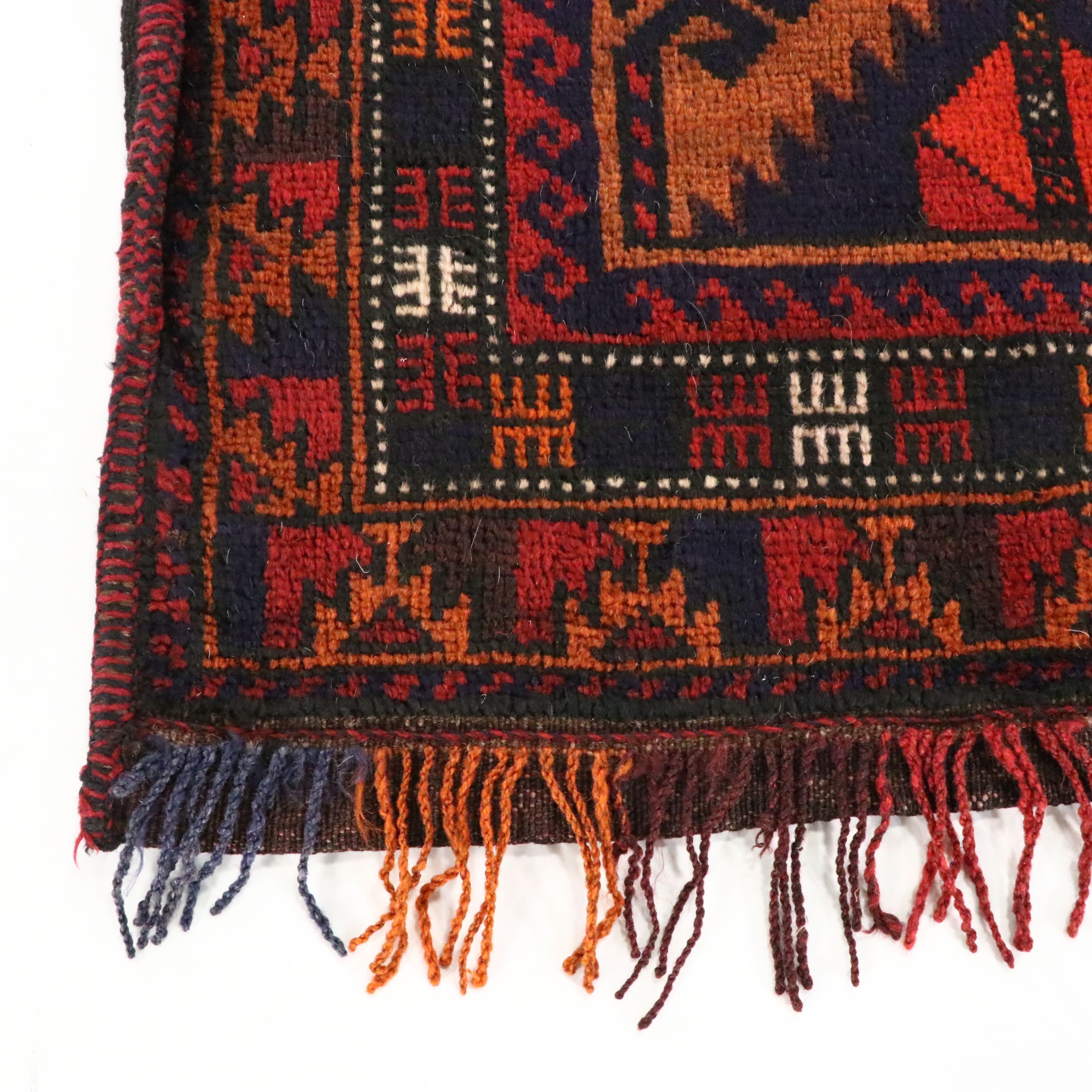 Hand-Knotted Afghan Baluch Balisht Bag Pillow Cover