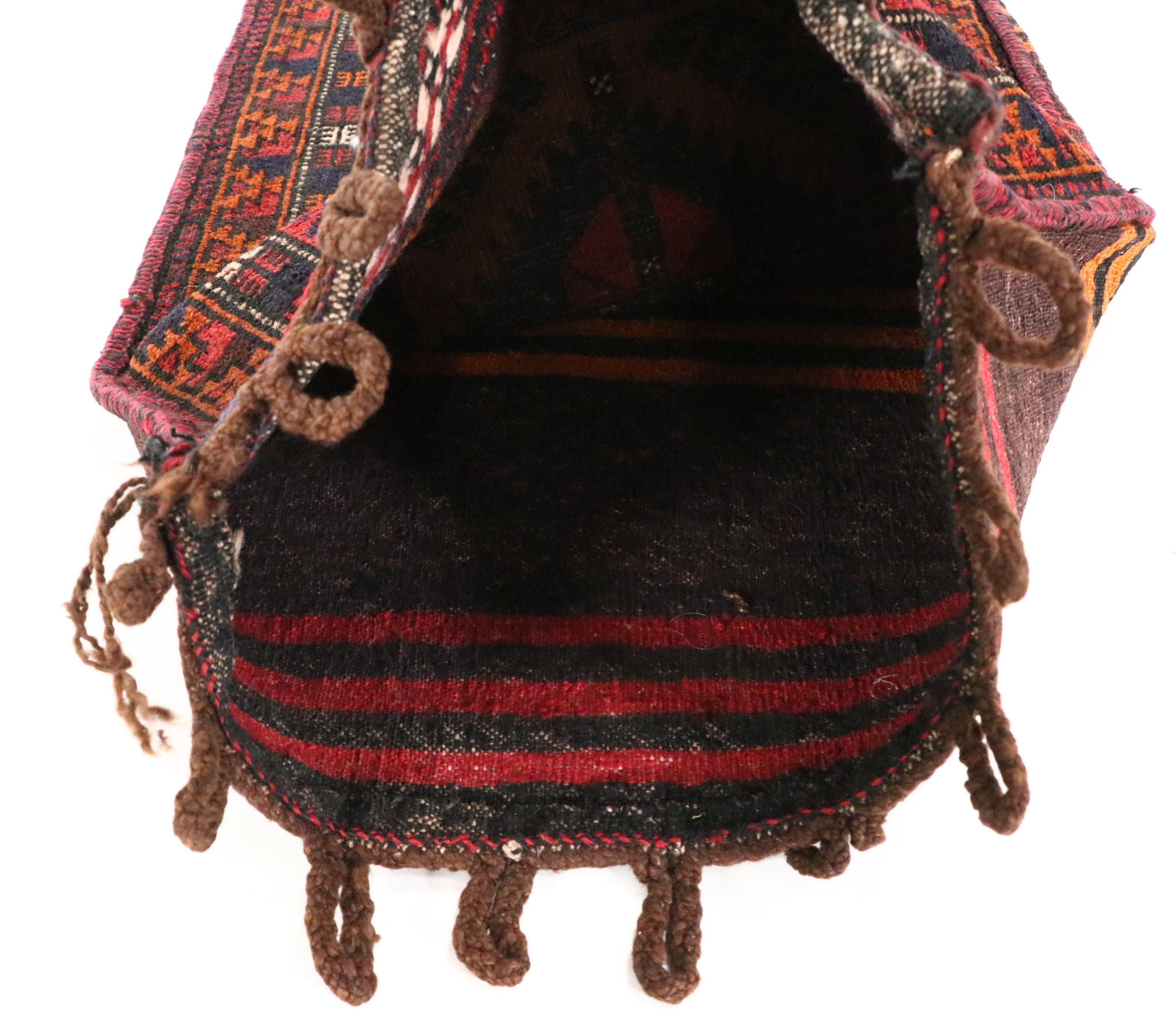 Hand-Knotted Afghan Baluch Balisht Bag Pillow Cover