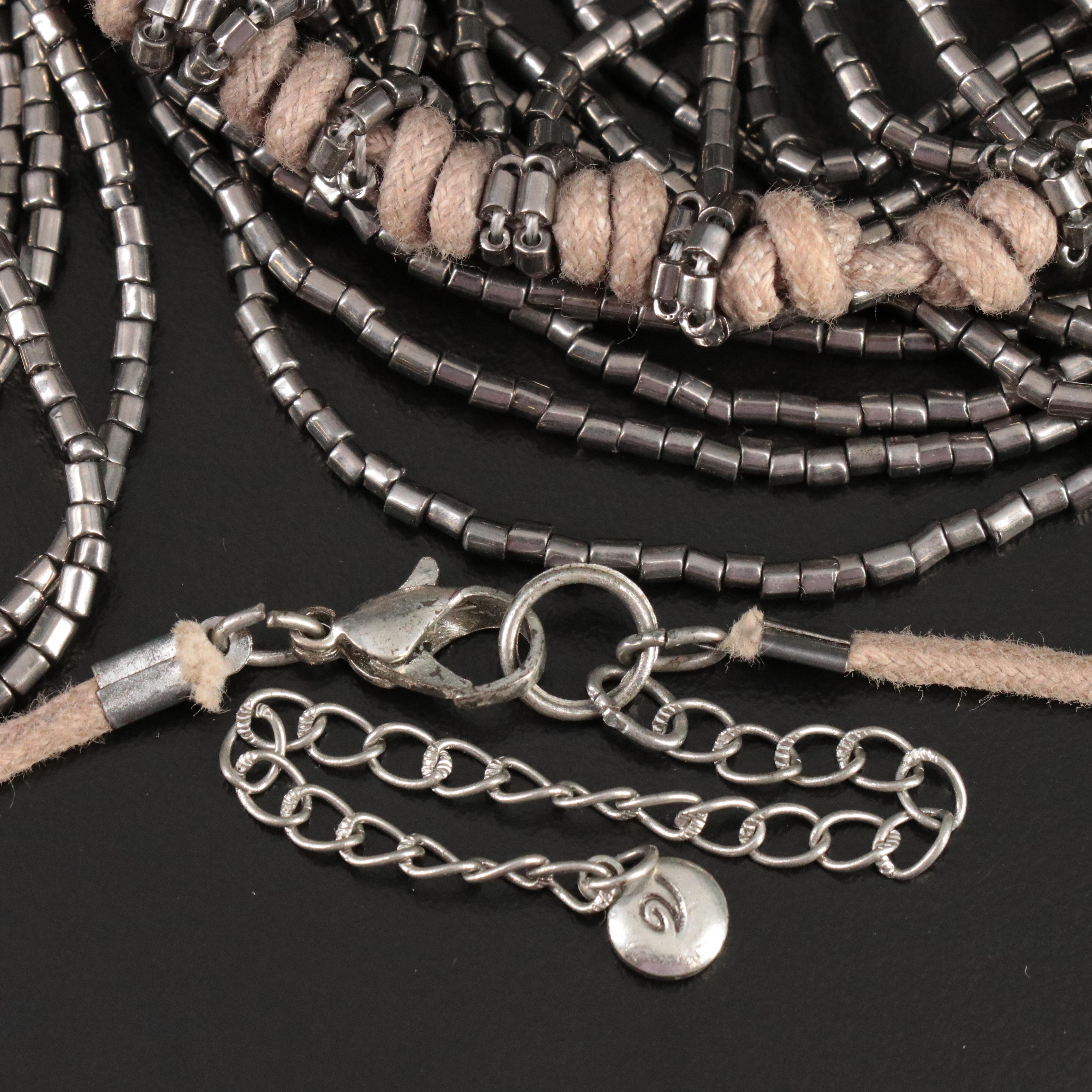 Fringe Metal Necklace