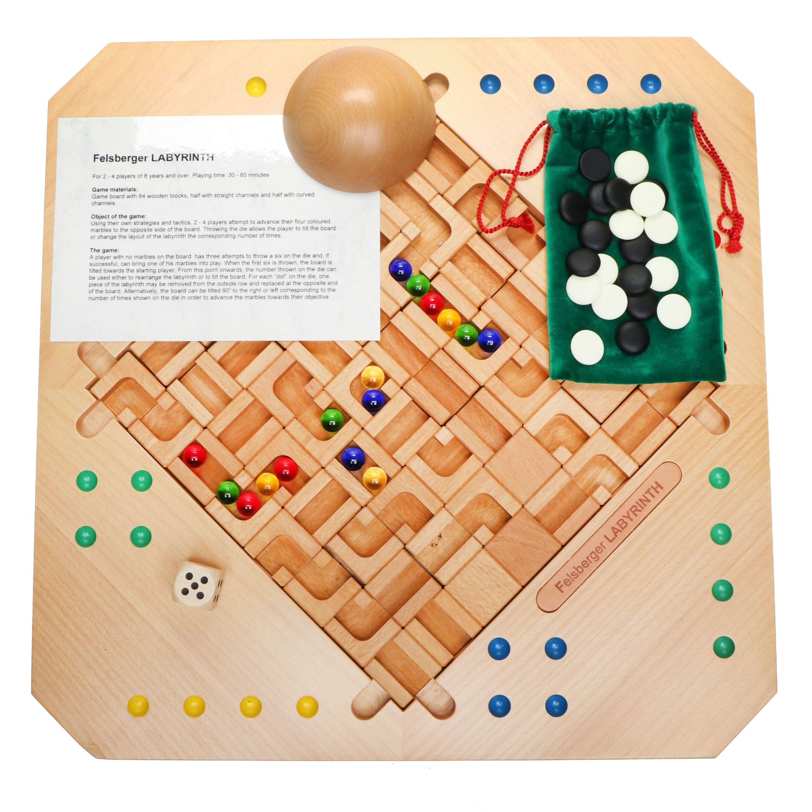 Wood Felsberger Labyrinth Game Set