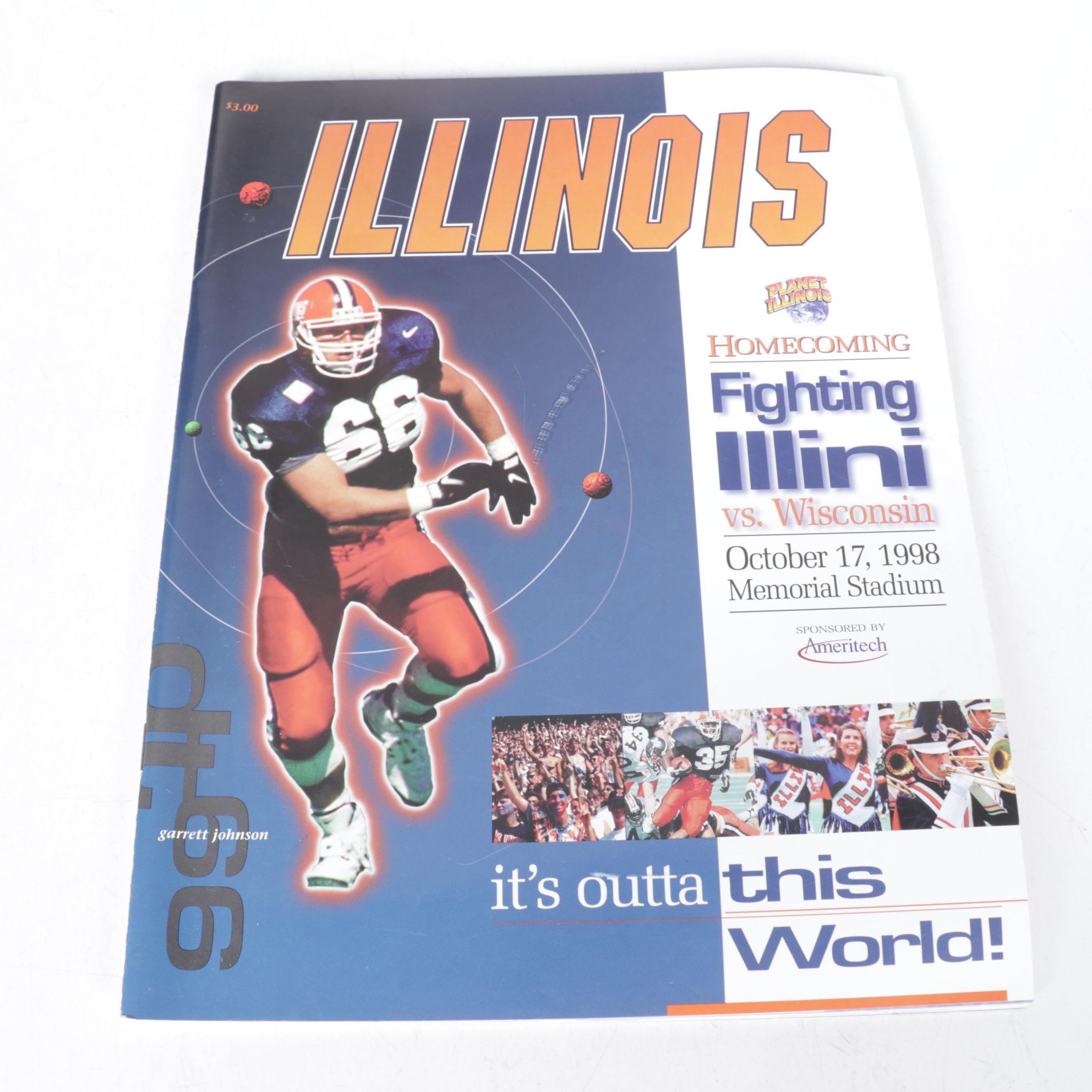 NFL and NCAA Game Day Programs Featuring Michigan & More