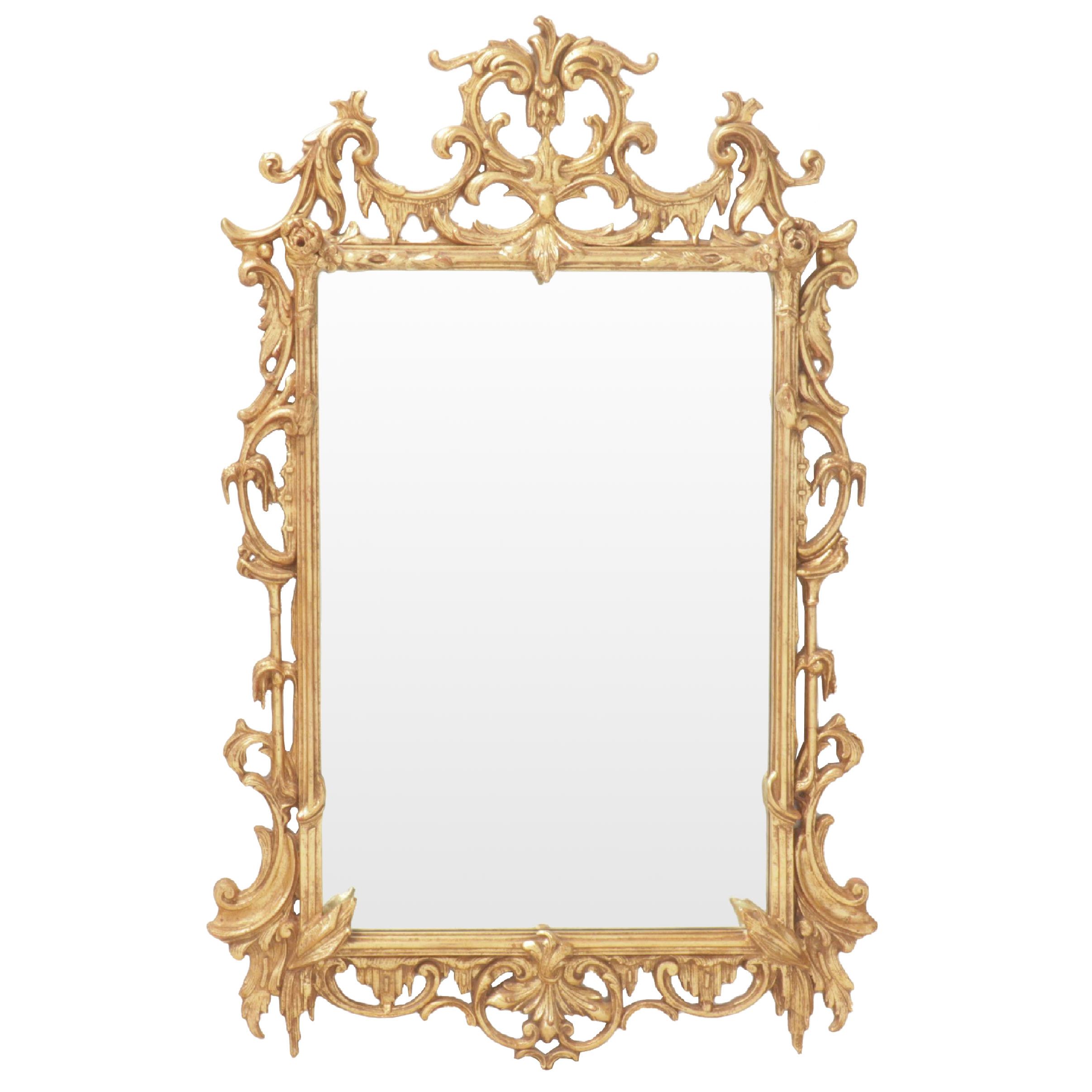 Friedman Brothers Rococo Style Giltwood Wall Mirror