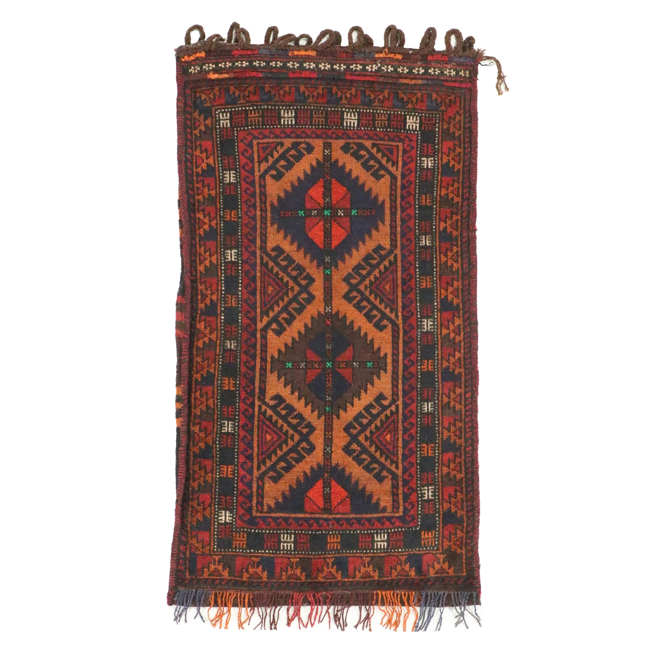 Hand-Knotted Afghan Baluch Balisht Bag Pillow Cover