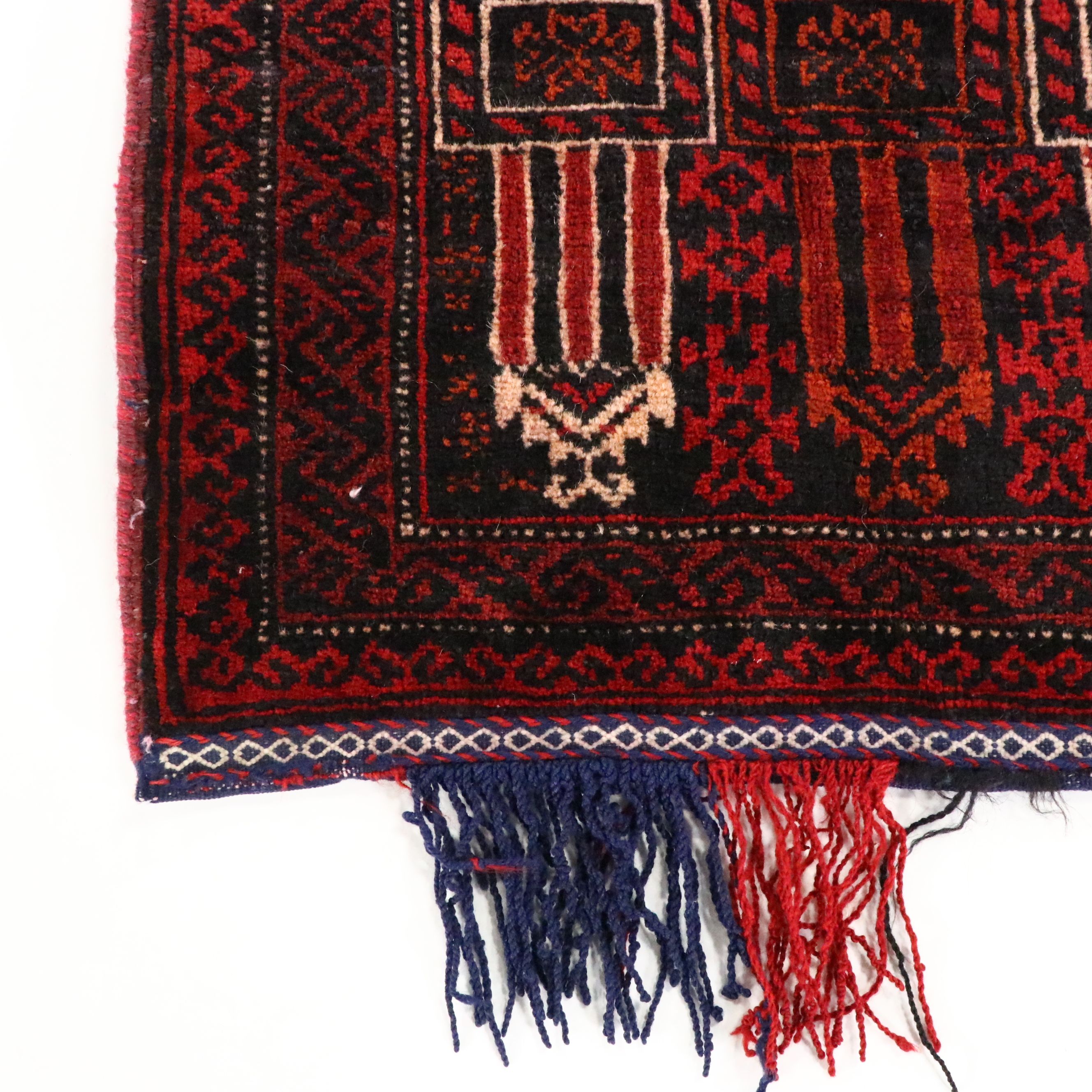 Hand-Knotted Afghan Baluch Balisht Bag Pillow Cover