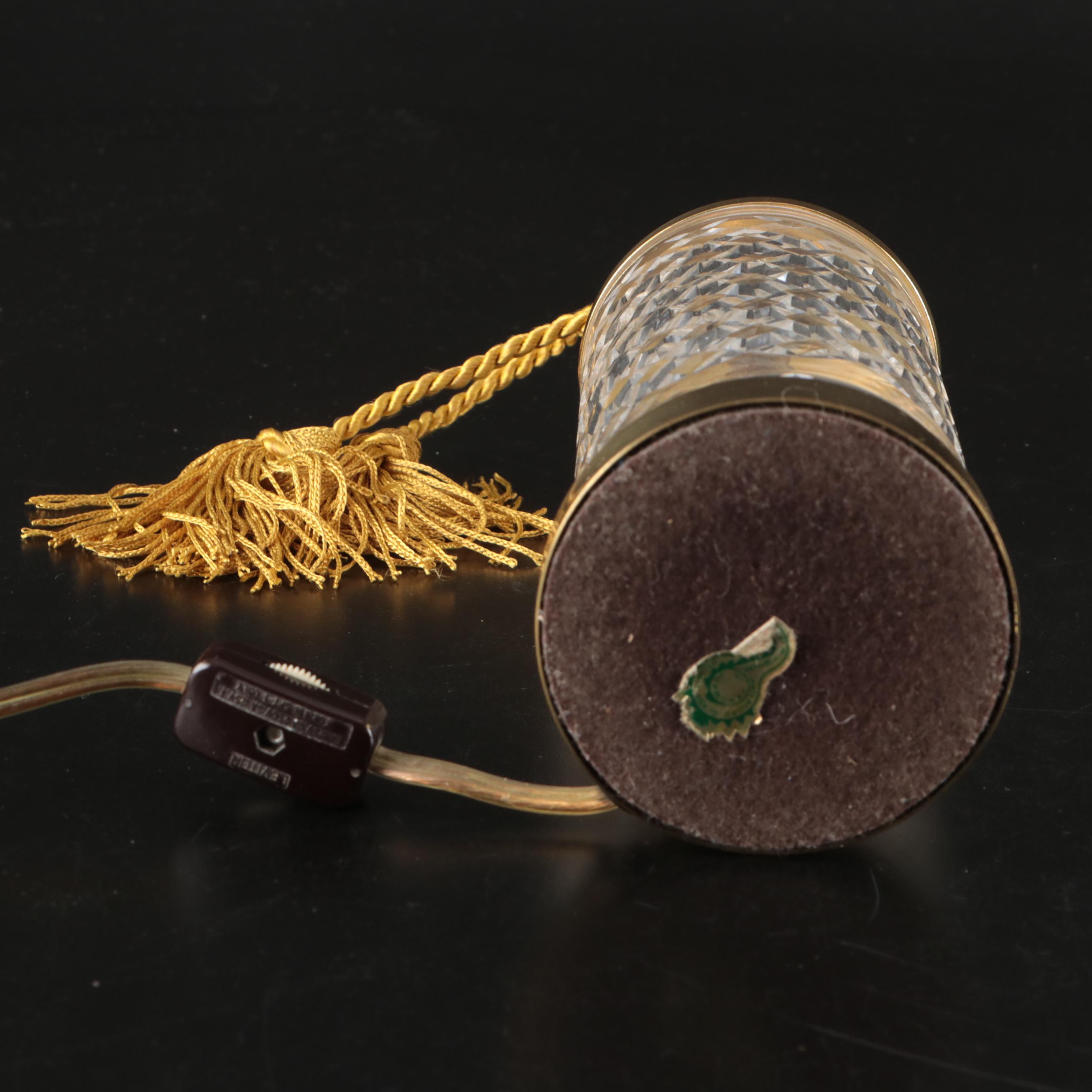 Waterford Crystal Table Lamps with Marquis Waterford Martini Glass