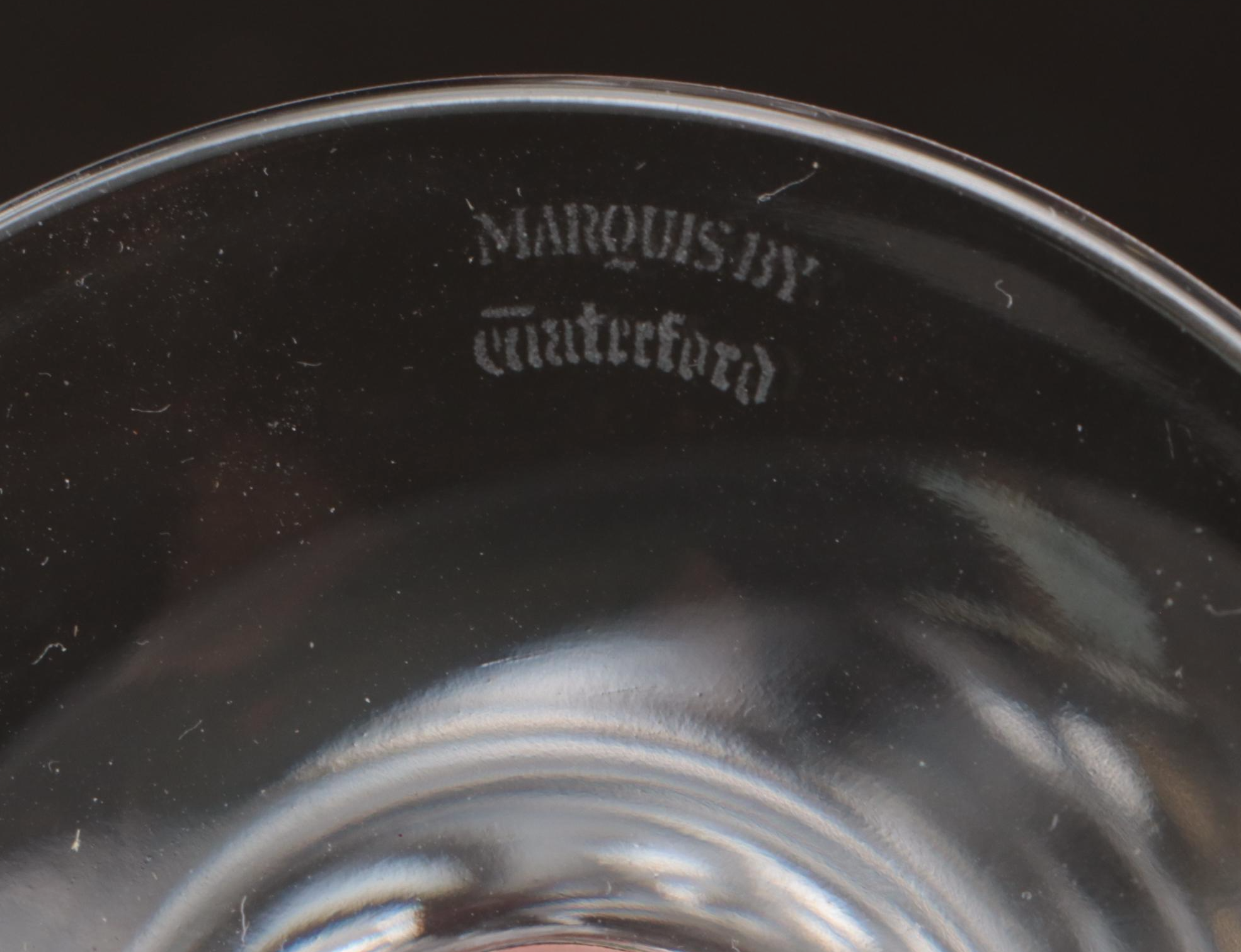 Waterford Crystal Table Lamps with Marquis Waterford Martini Glass