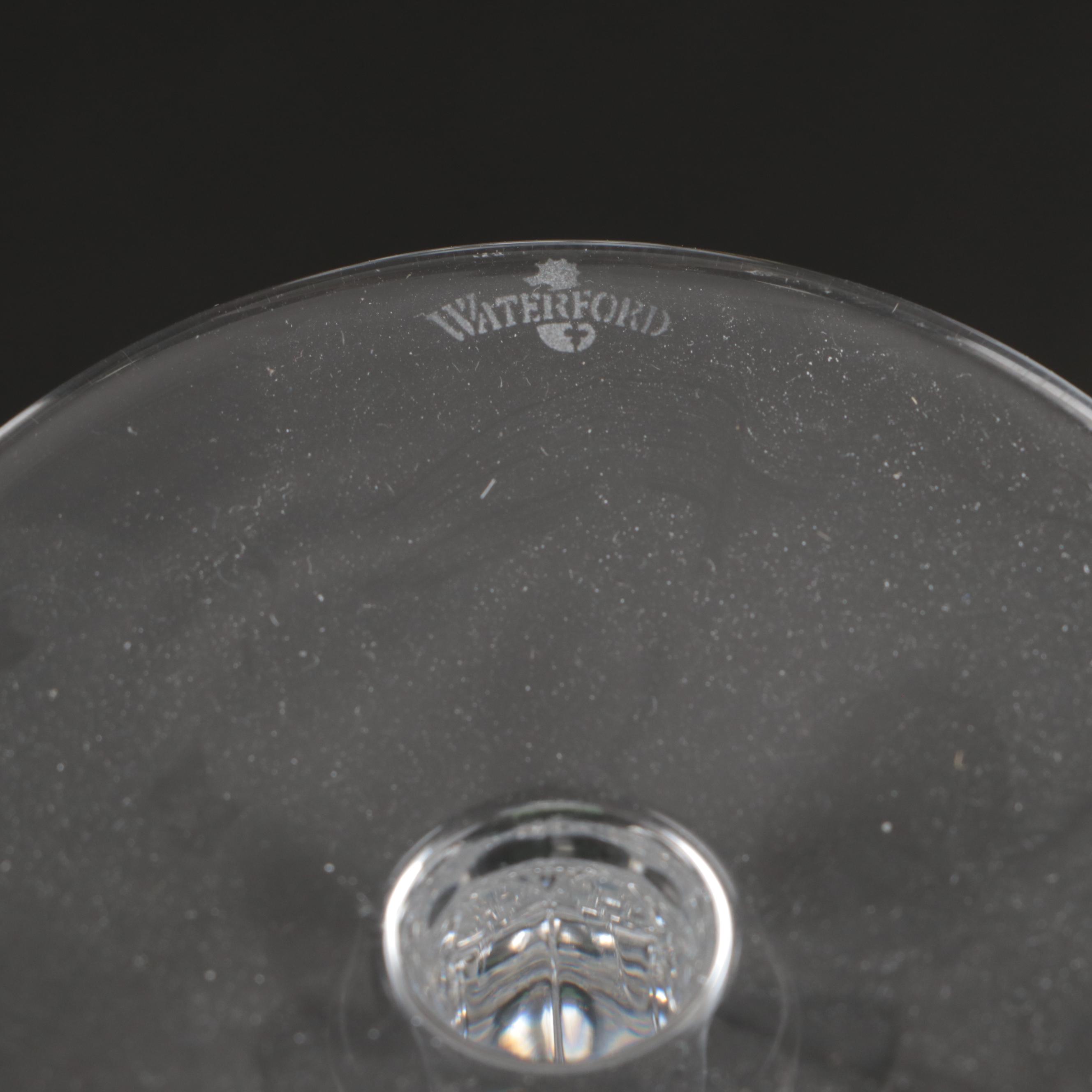 Waterford Millennium Series "Health" Crystal Fluted Champagne Glasses