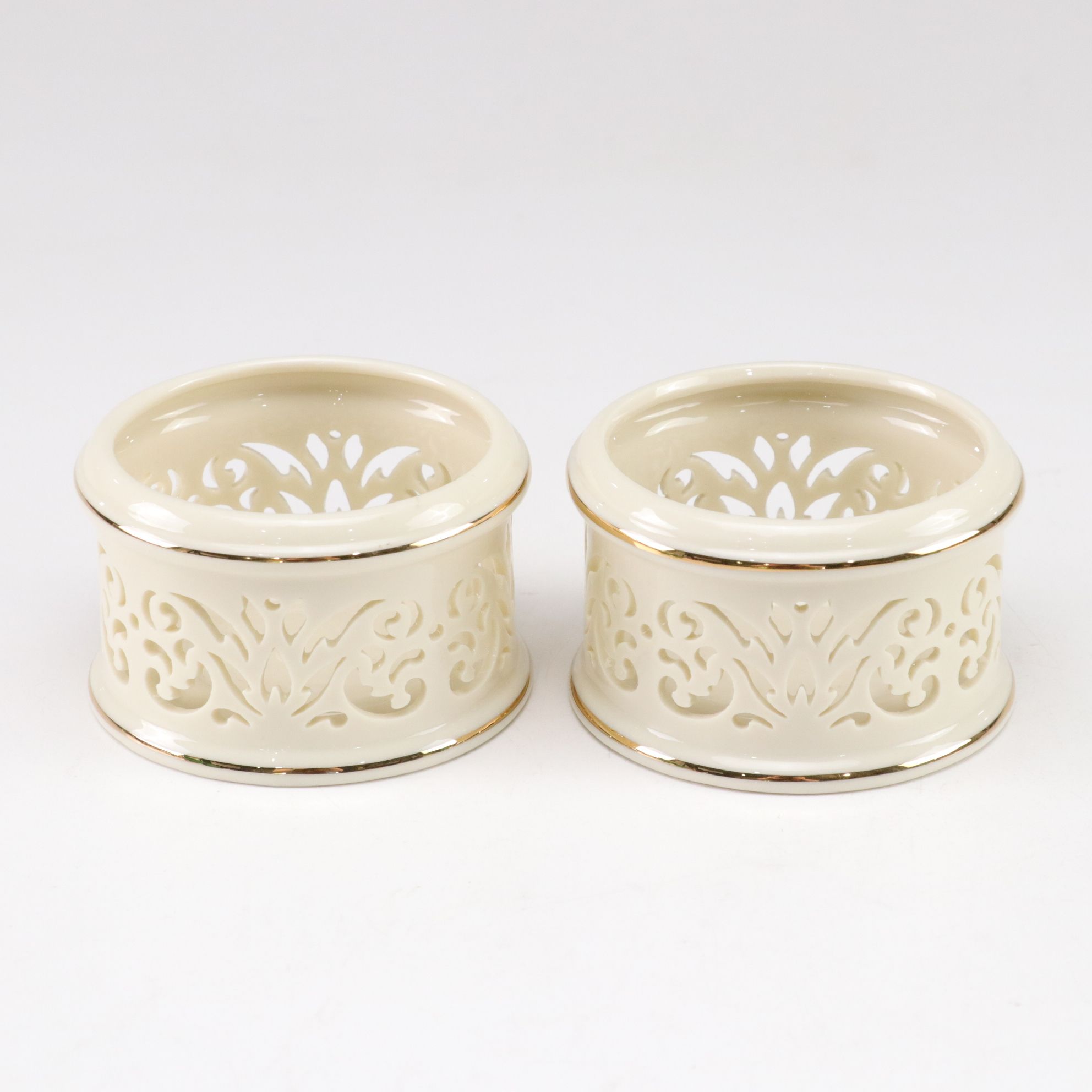 Lenox Bud Vase & Candle Holders with Egg Cups