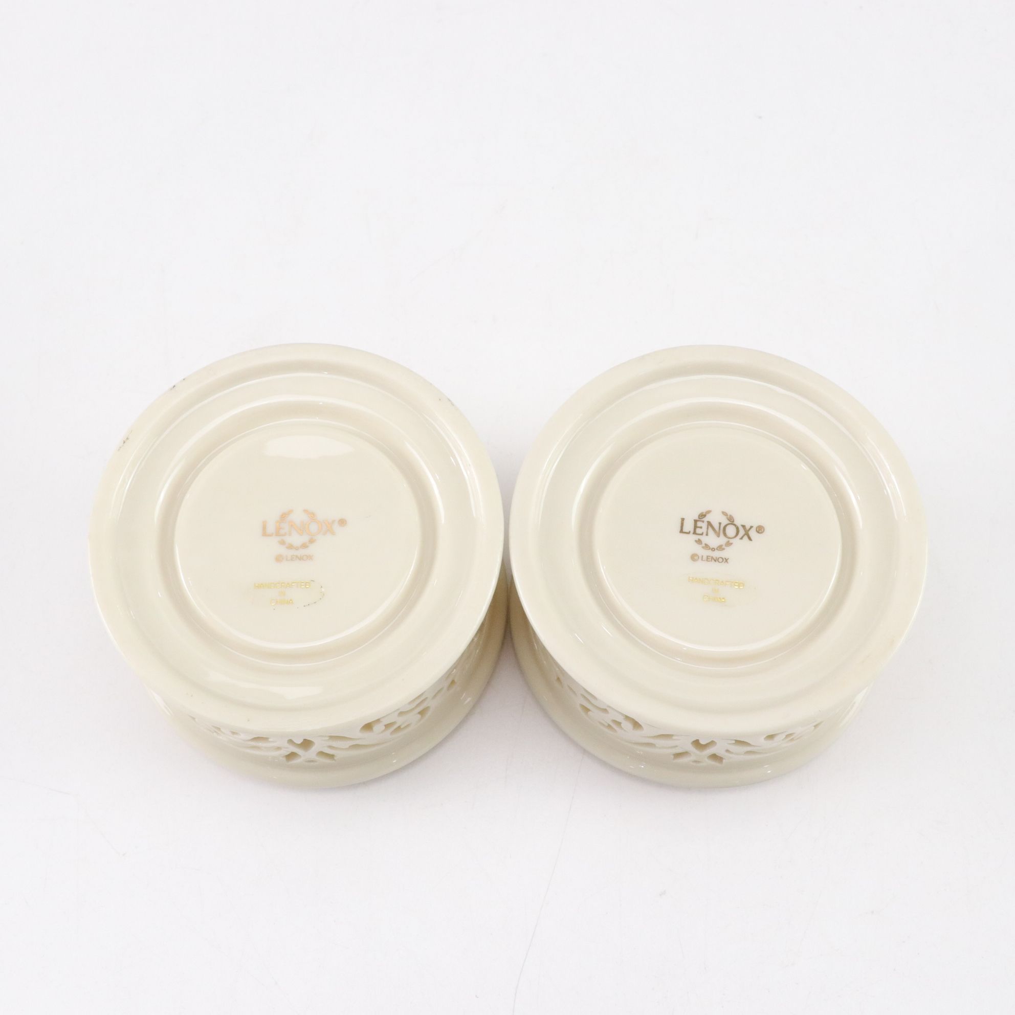 Lenox Bud Vase & Candle Holders with Egg Cups