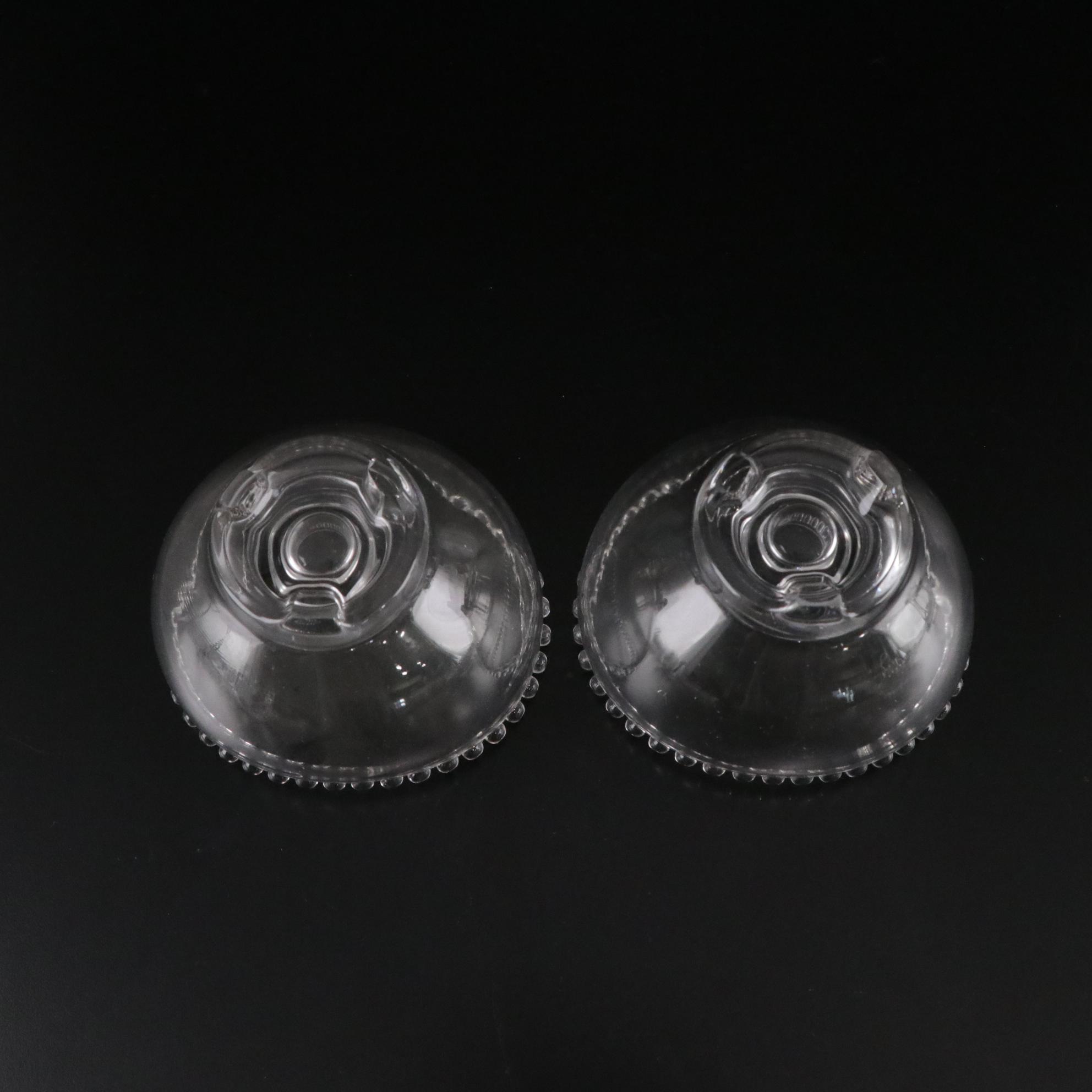 Imperial Glass "Candlewick Clear" Candleholders, Pitcher and More Glassware