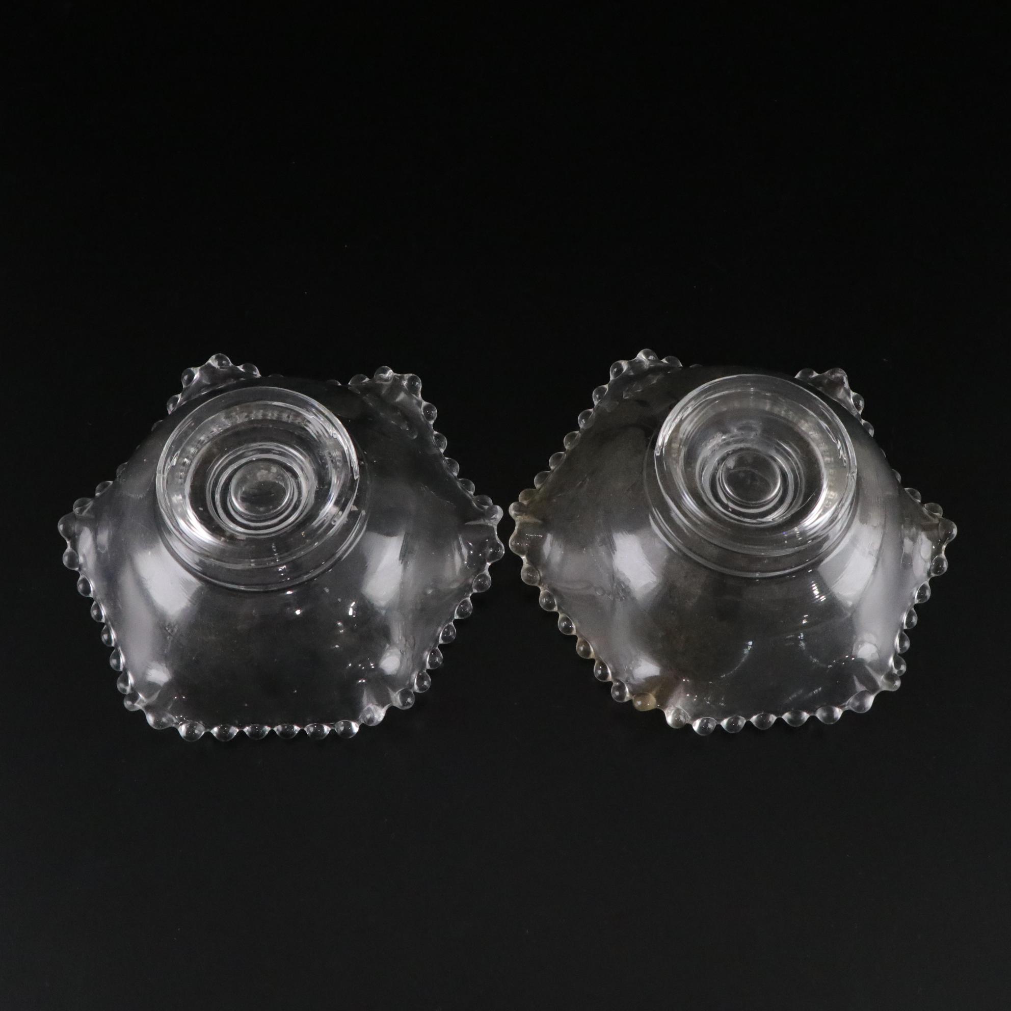 Imperial Glass "Candlewick Clear" Candleholders, Pitcher and More Glassware