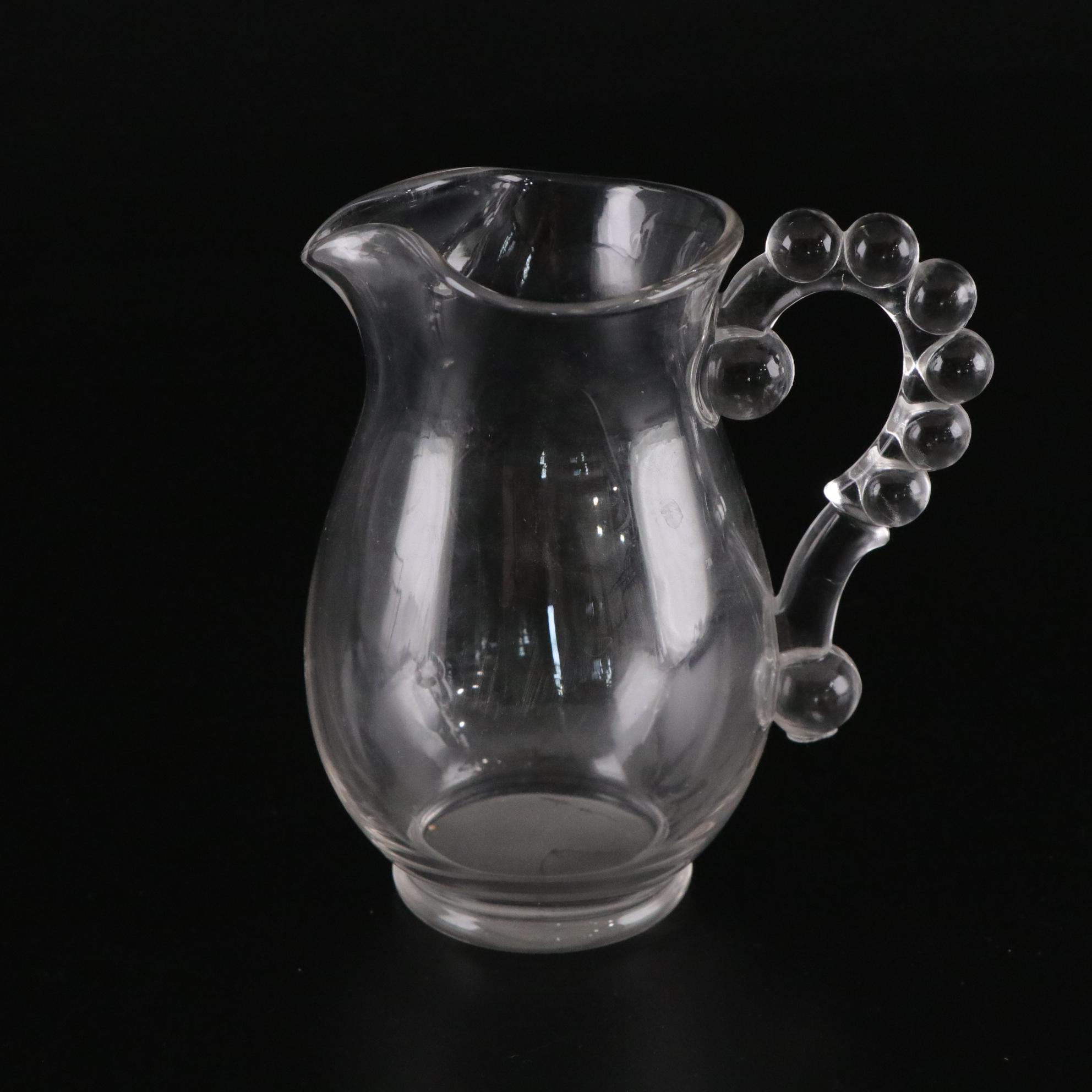Imperial Glass "Candlewick Clear" Candleholders, Pitcher and More Glassware