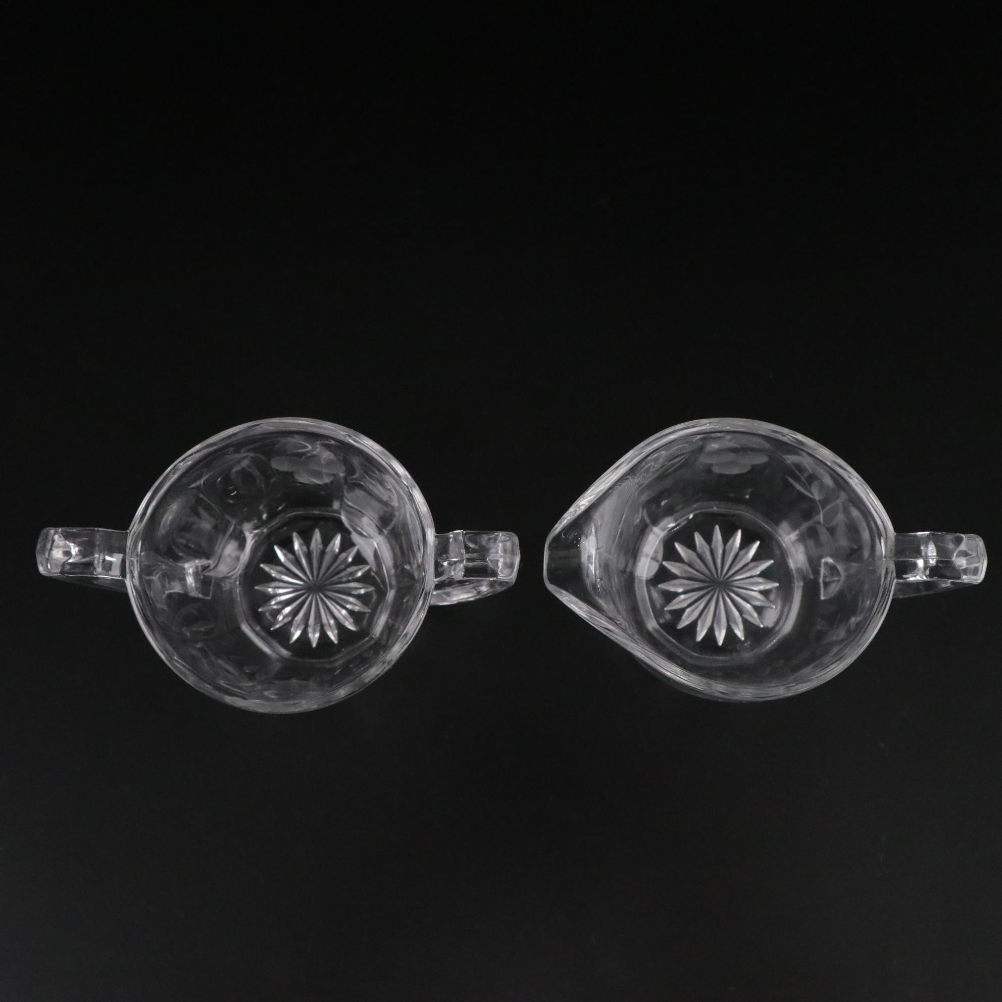 Imperial Glass "Candlewick Clear" Candleholders, Pitcher and More Glassware