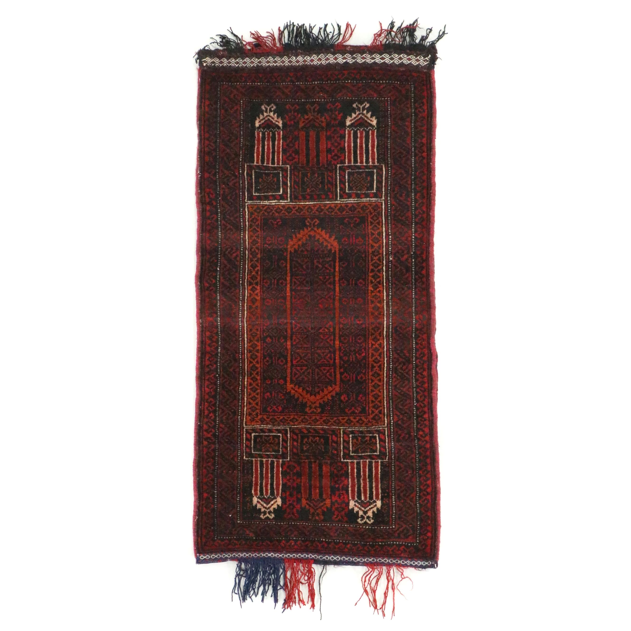 Hand-Knotted Afghan Baluch Balisht Bag Pillow Cover