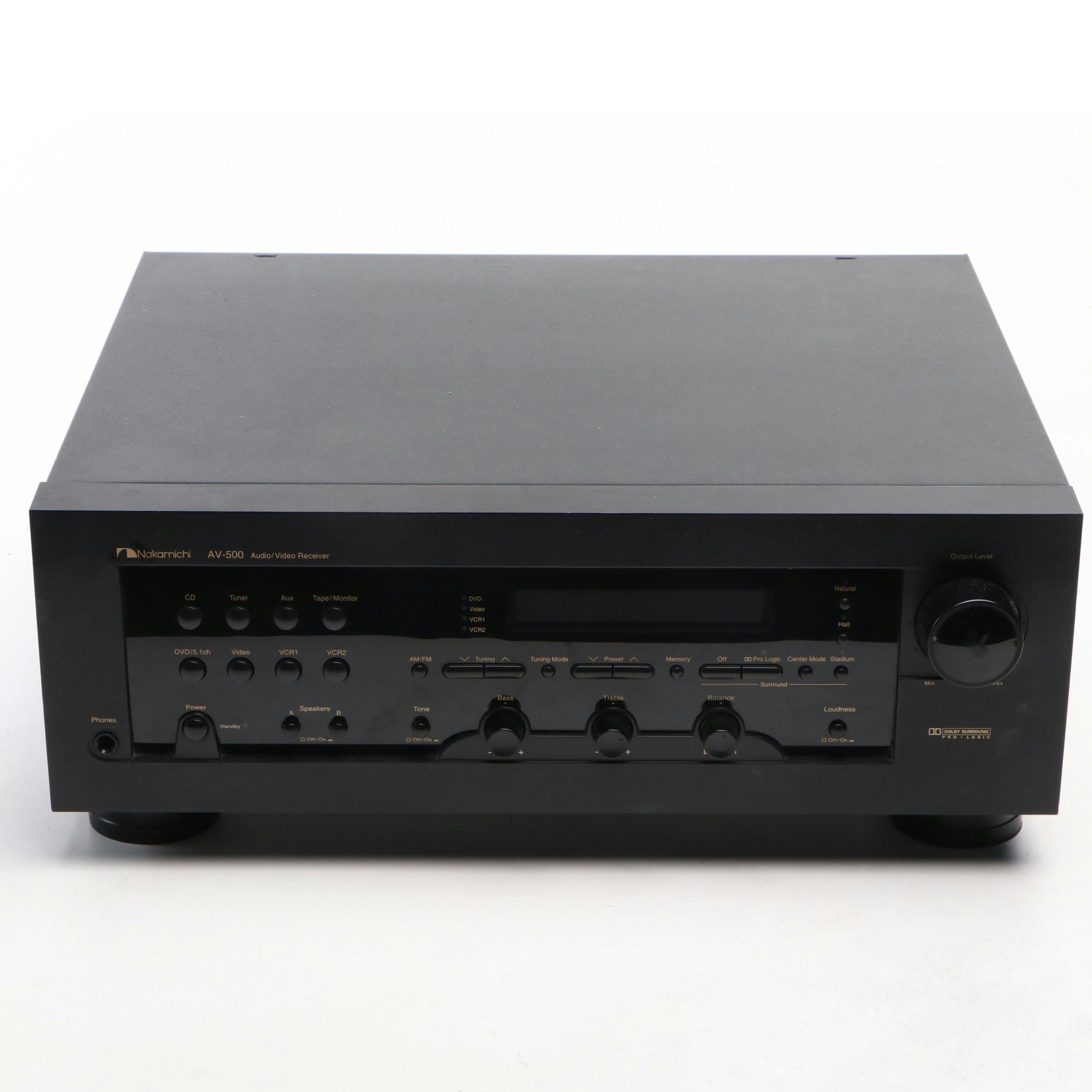 Nakamichi AV-500 Stereo Audio/Video Receiver