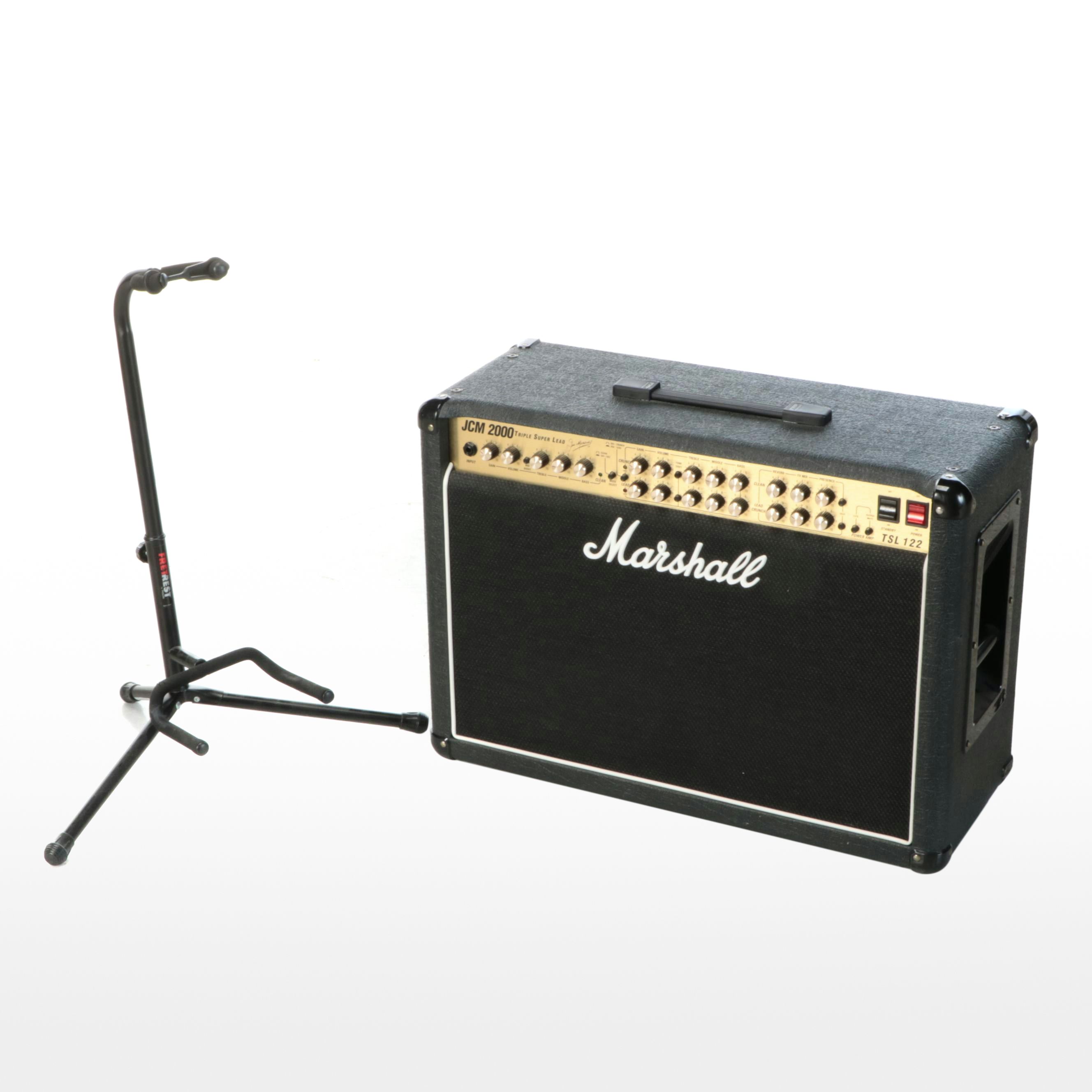 Marshall Tube Combo Amplifier with Fretrest Guitar Stand