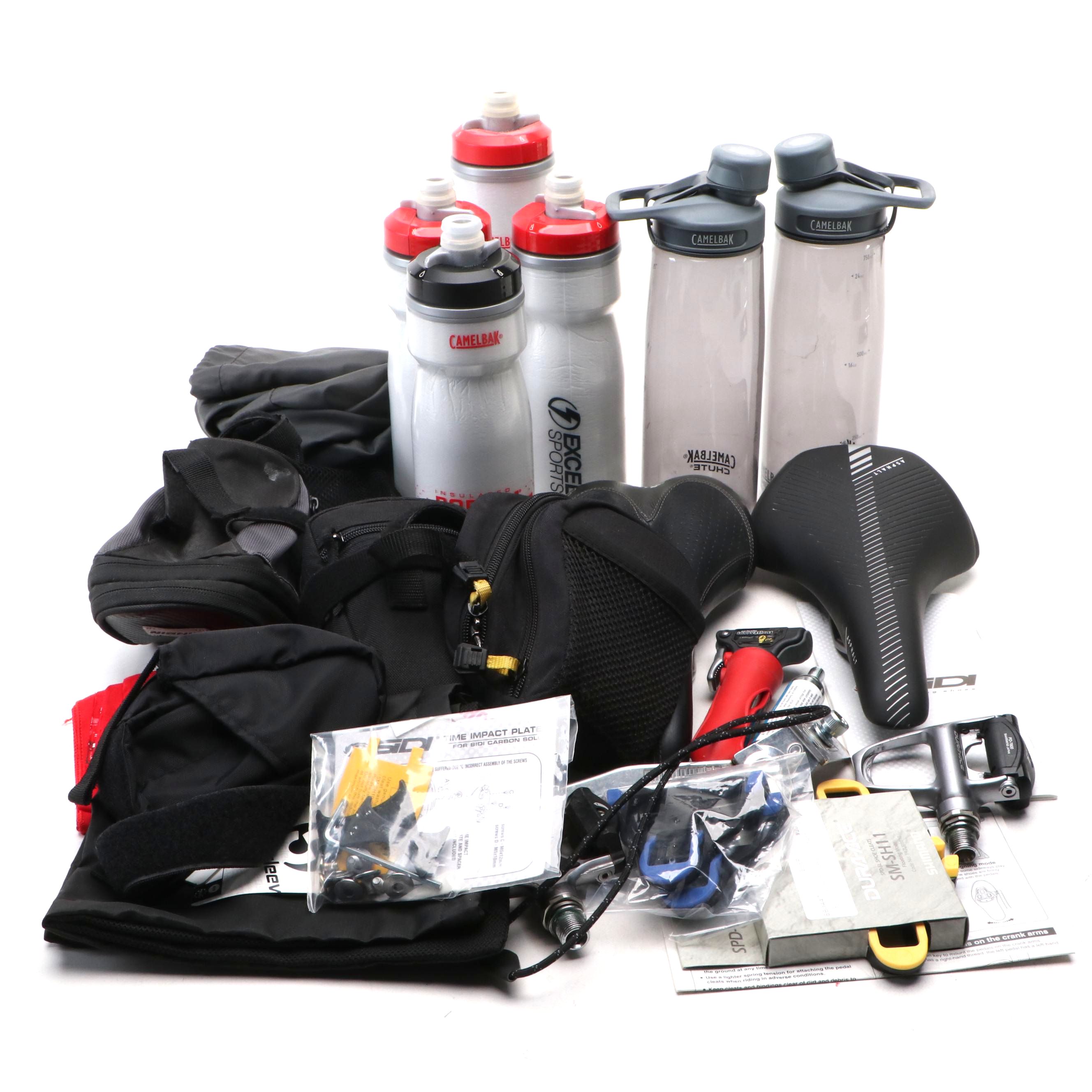 Camelback Water Bottles with Bicycle Seat and More Cycling Accessories
