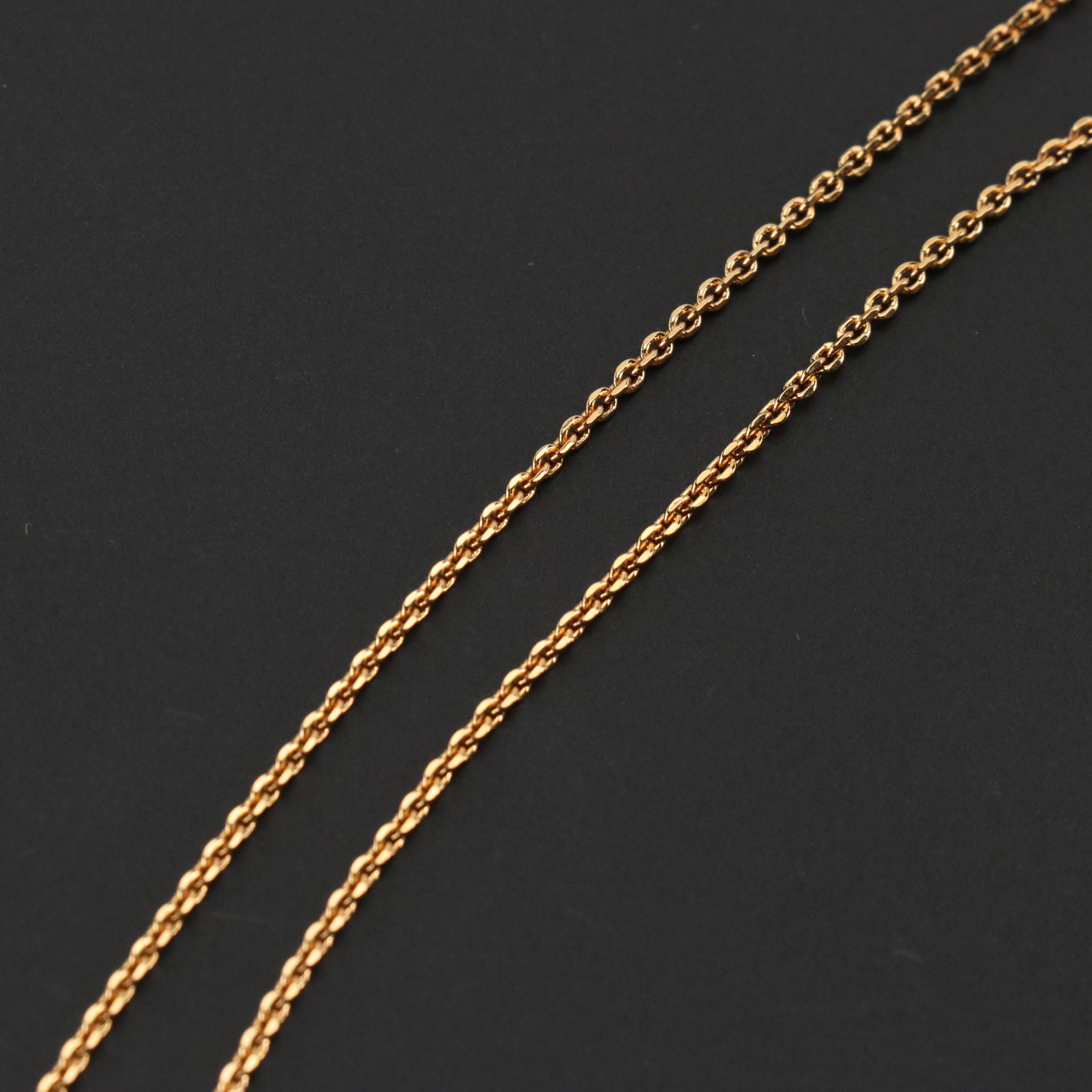 Louis Vuitton LV & Me "V" Charm Pendant Necklace