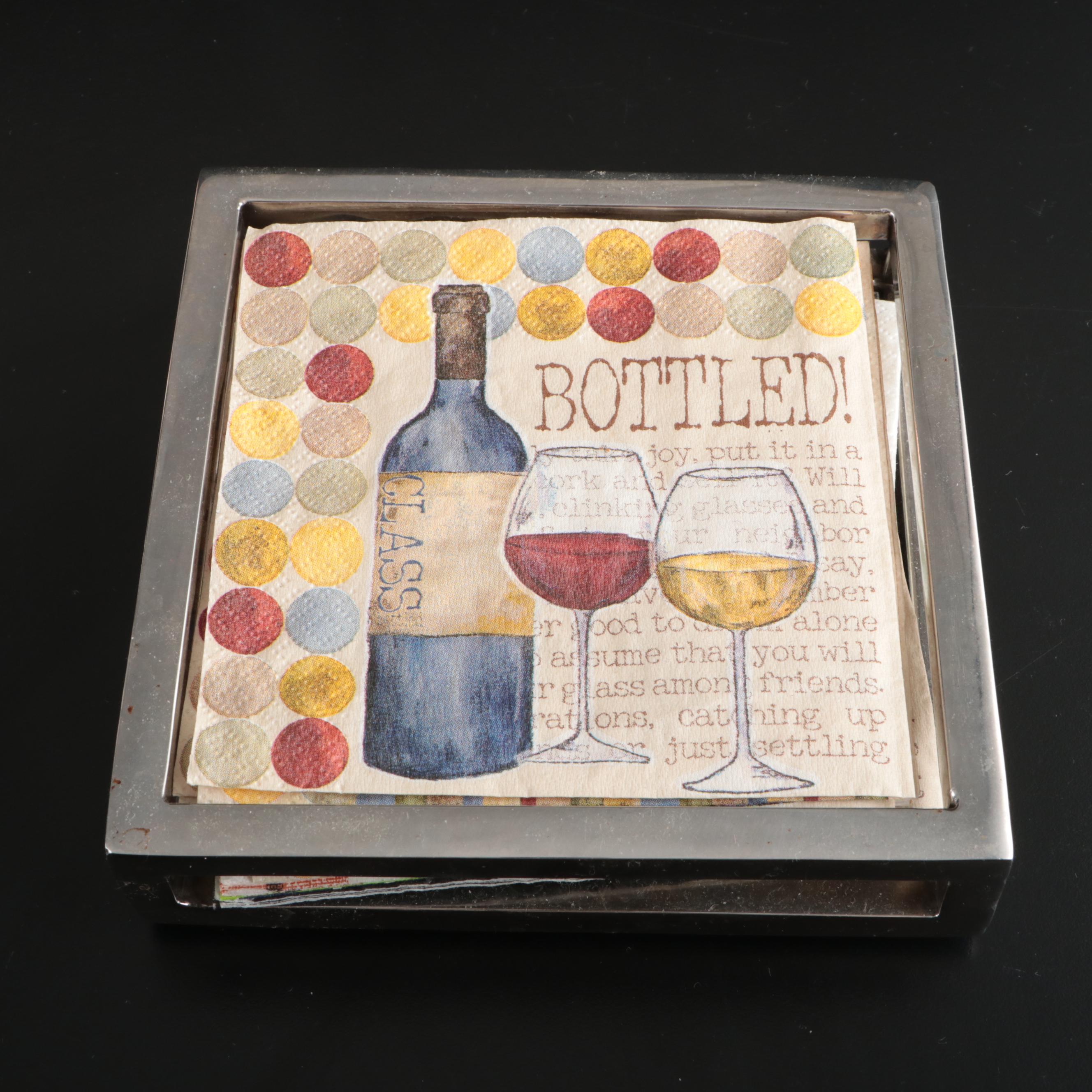 Tumblers with Copper Overlay with Other Barware and and Accessories