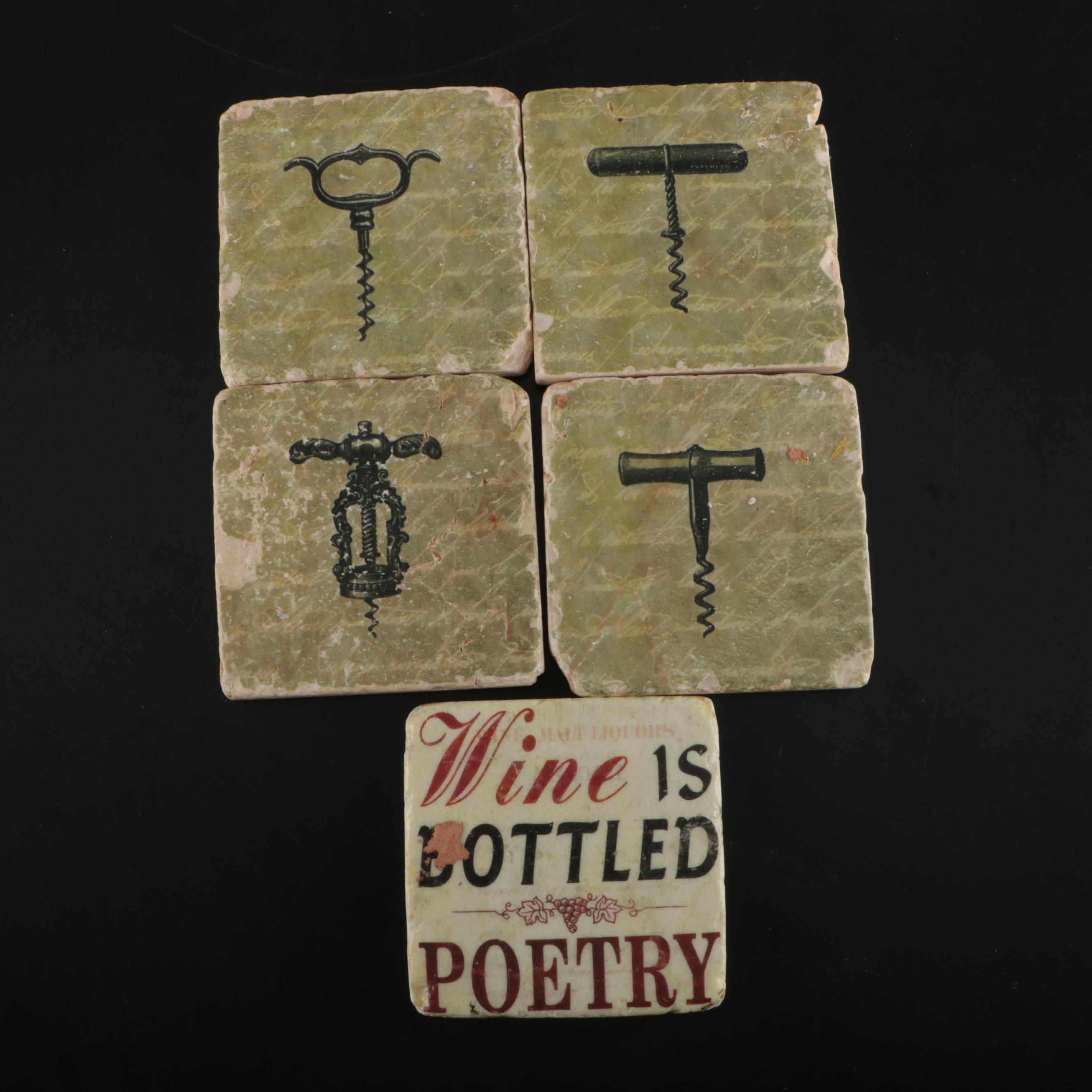 Tumblers with Copper Overlay with Other Barware and and Accessories