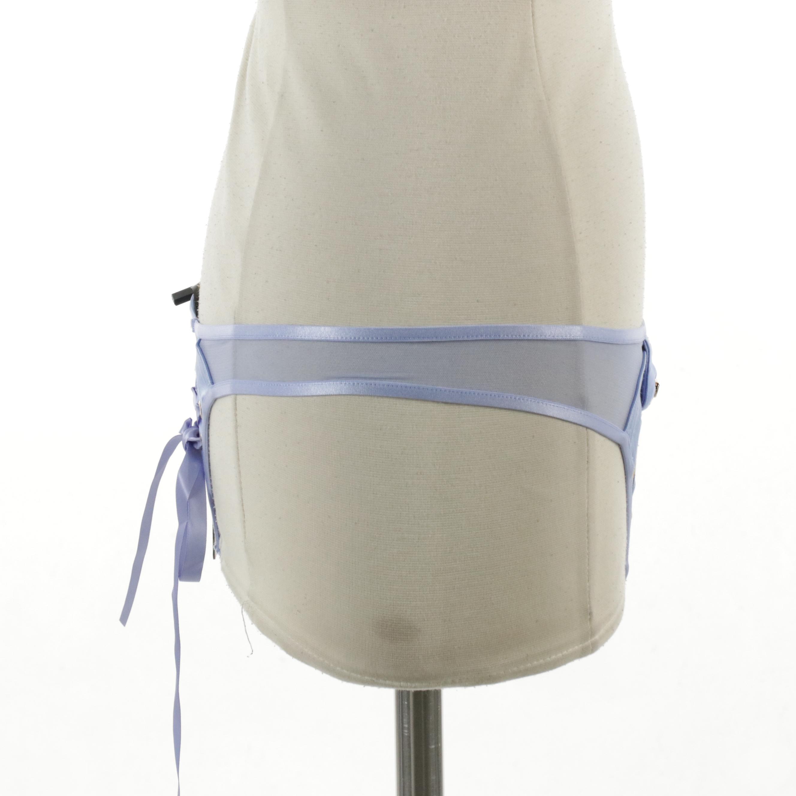 Alexis Alexo Lace Top and Romeo Lace Pant with Honey Birdette Liva Thong