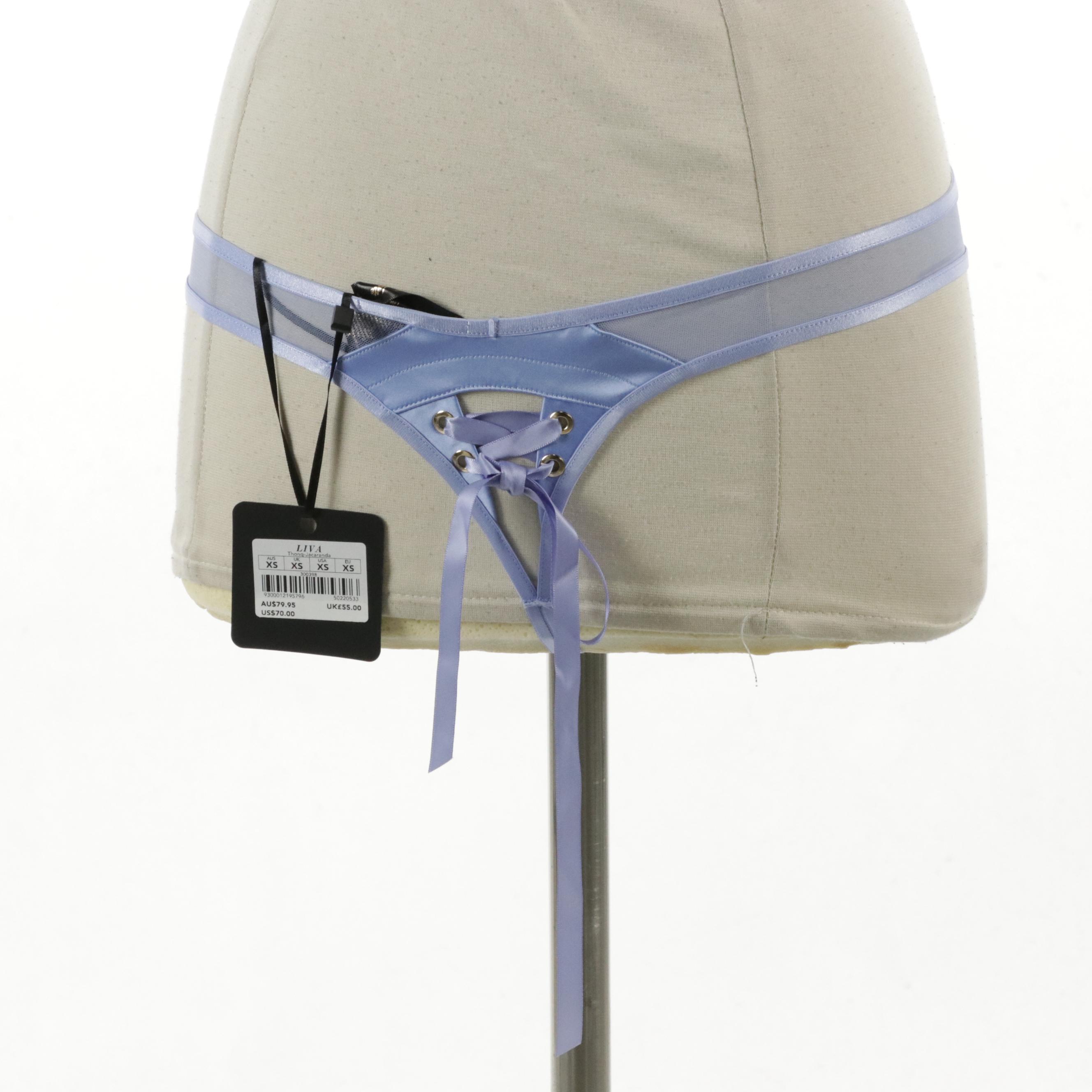 Alexis Alexo Lace Top and Romeo Lace Pant with Honey Birdette Liva Thong