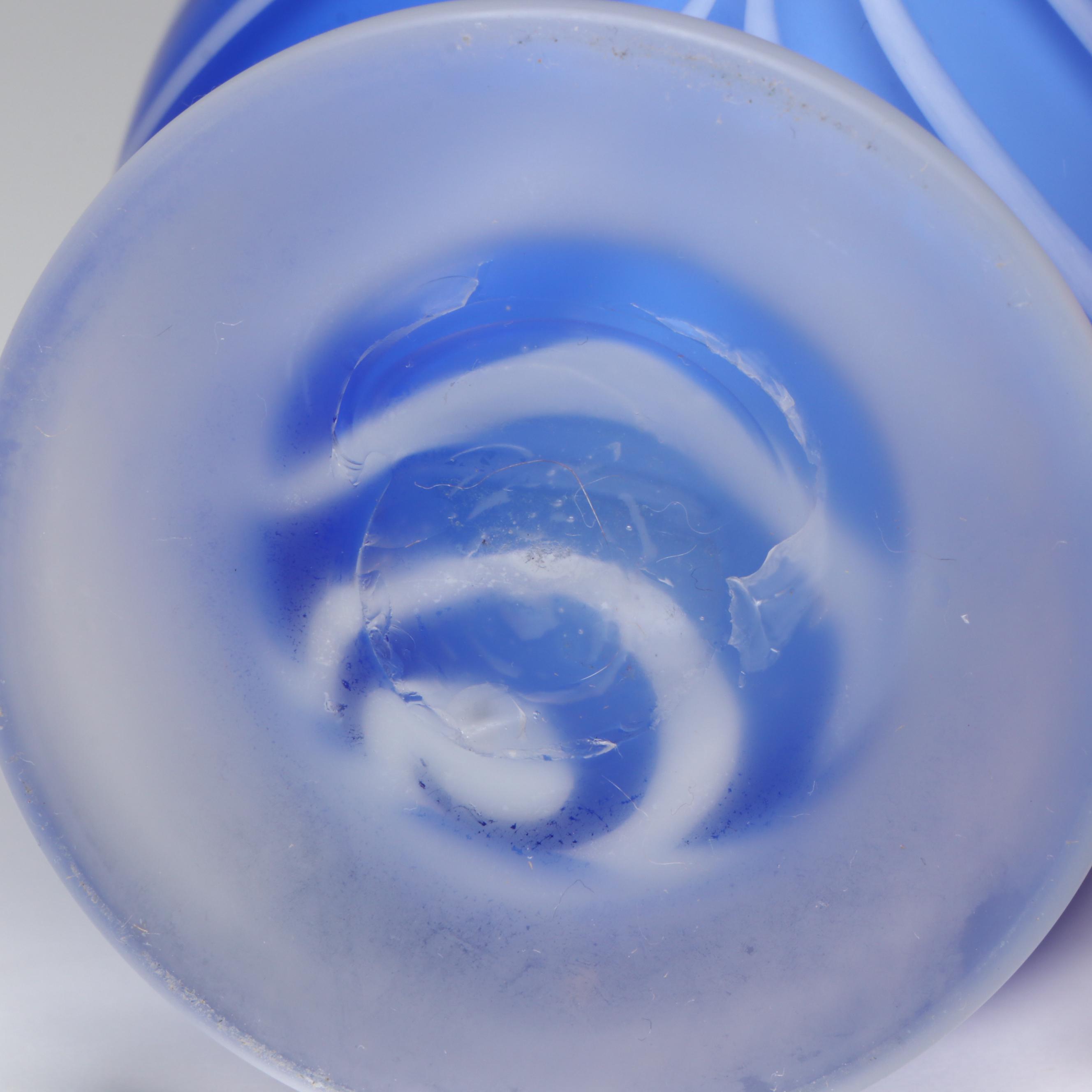 Victorian English Nailsea Glass Cruets with Stoppers, Late 19th Century