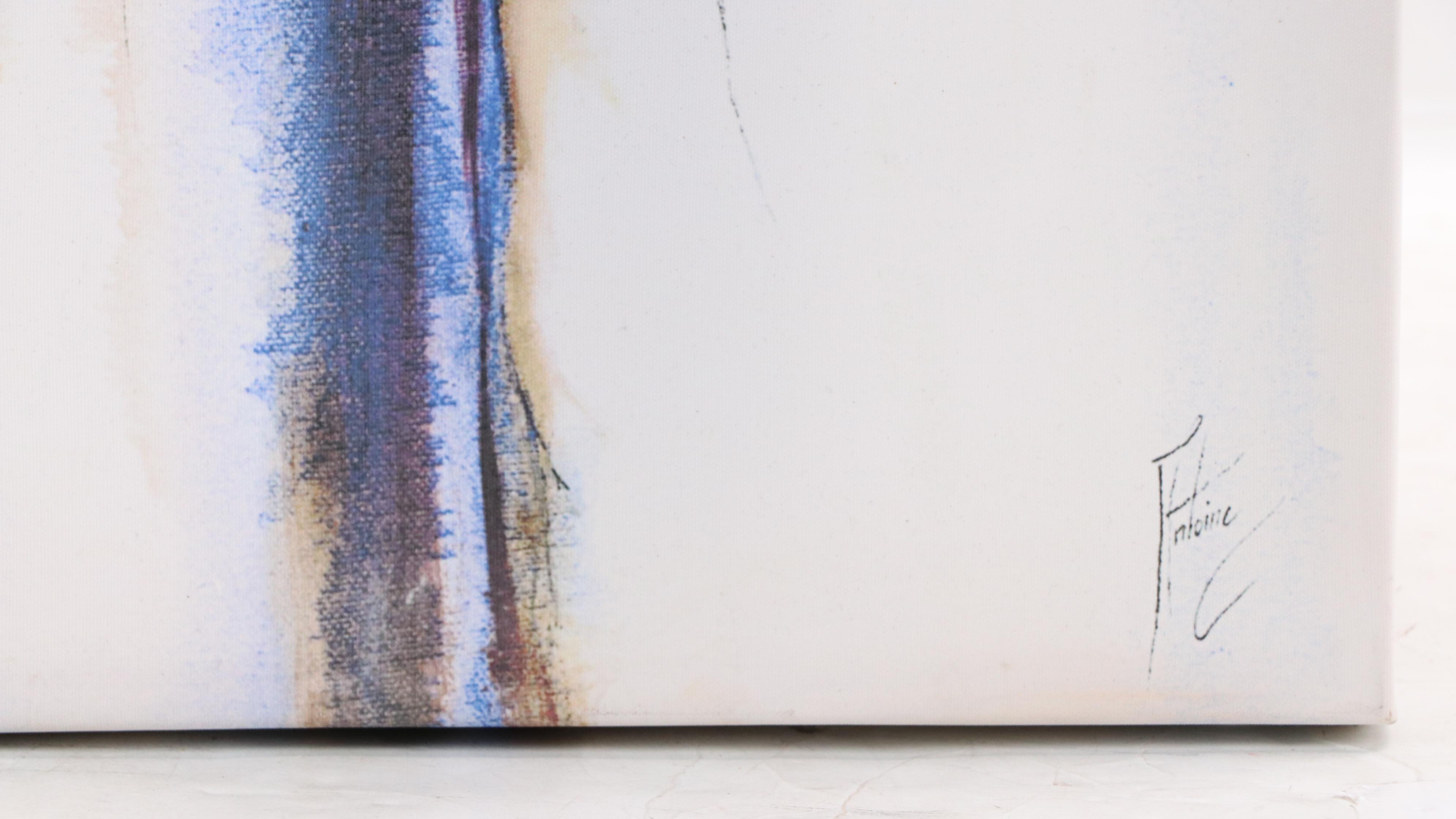 Giclées After Antoine de Villiers "Stasis" and Other of Woman with Lipstick