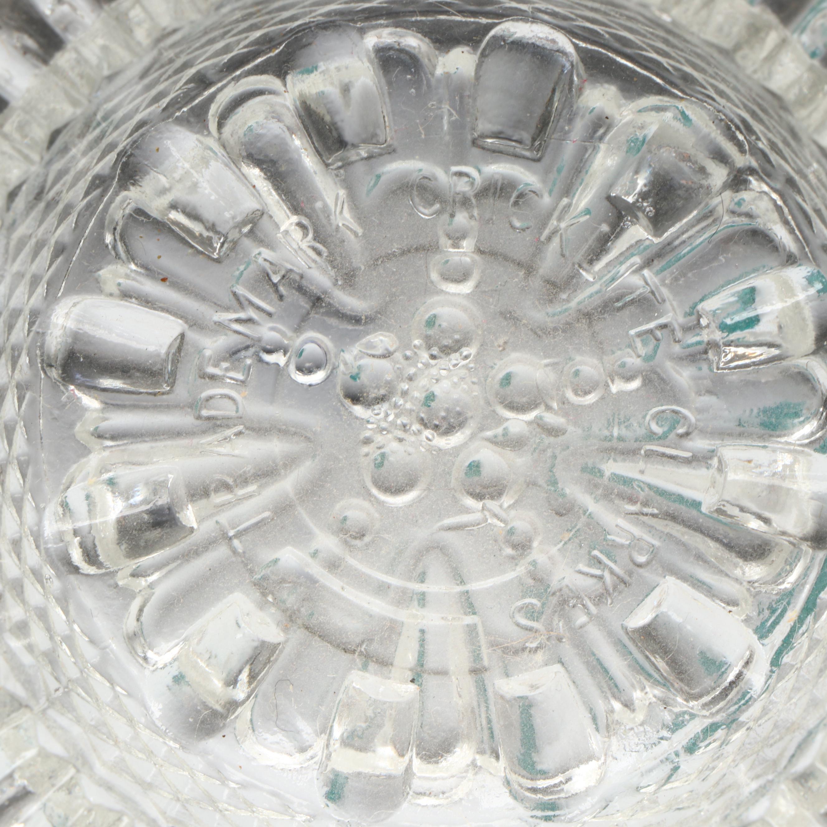 Samuel Clarke Cricklite Richly Cut Glass Fairy Lamps, Late 19th/ Early 20th C.