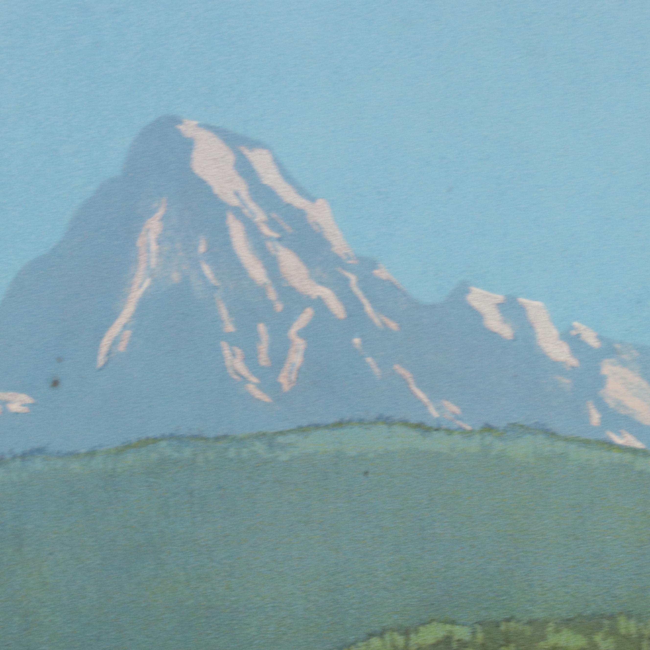 Designed by Géo Dorival Travel Poster "Évian-les-Bains & Le Lac Léman," 1922