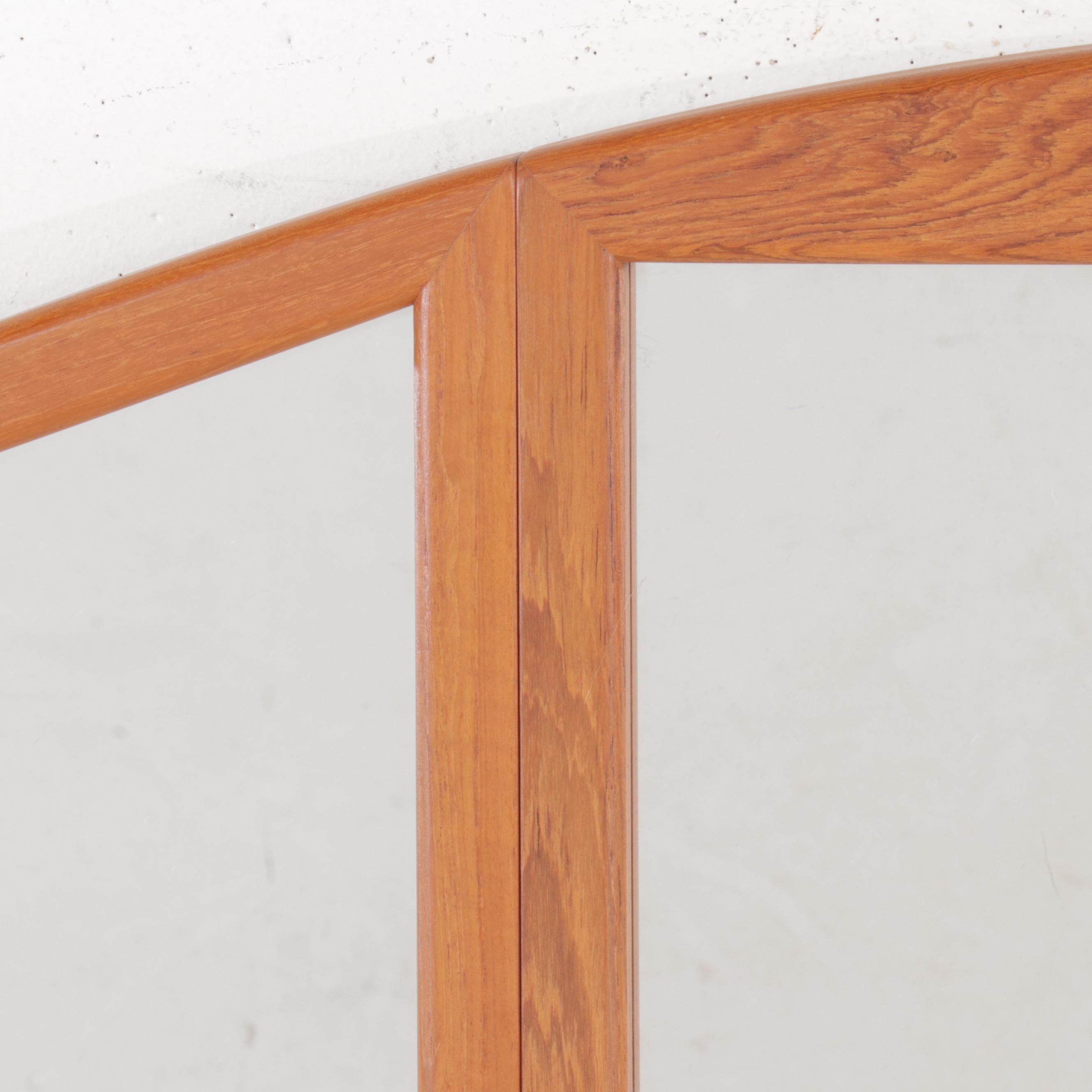 Oak Framed Triptych Mirror