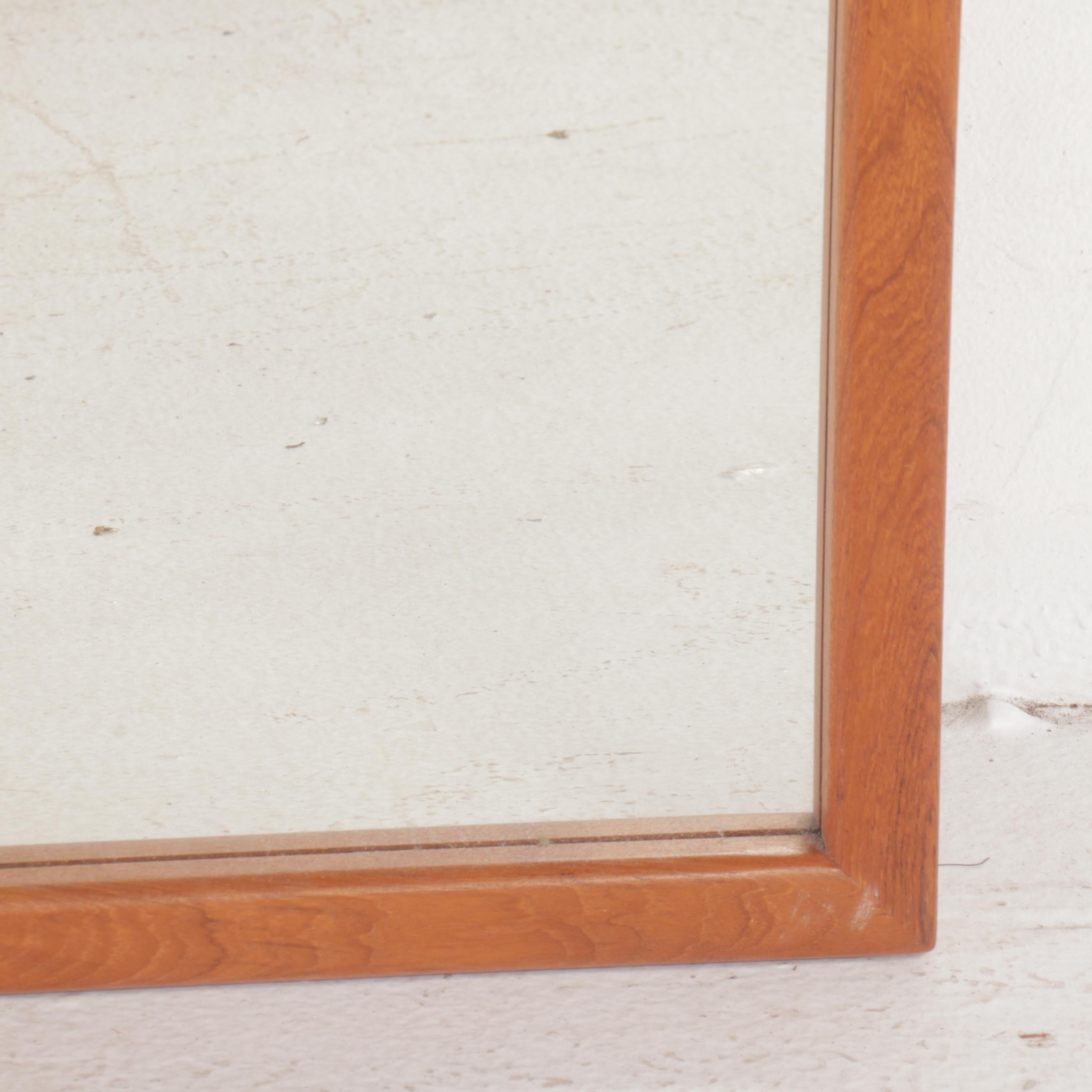 Oak Framed Triptych Mirror