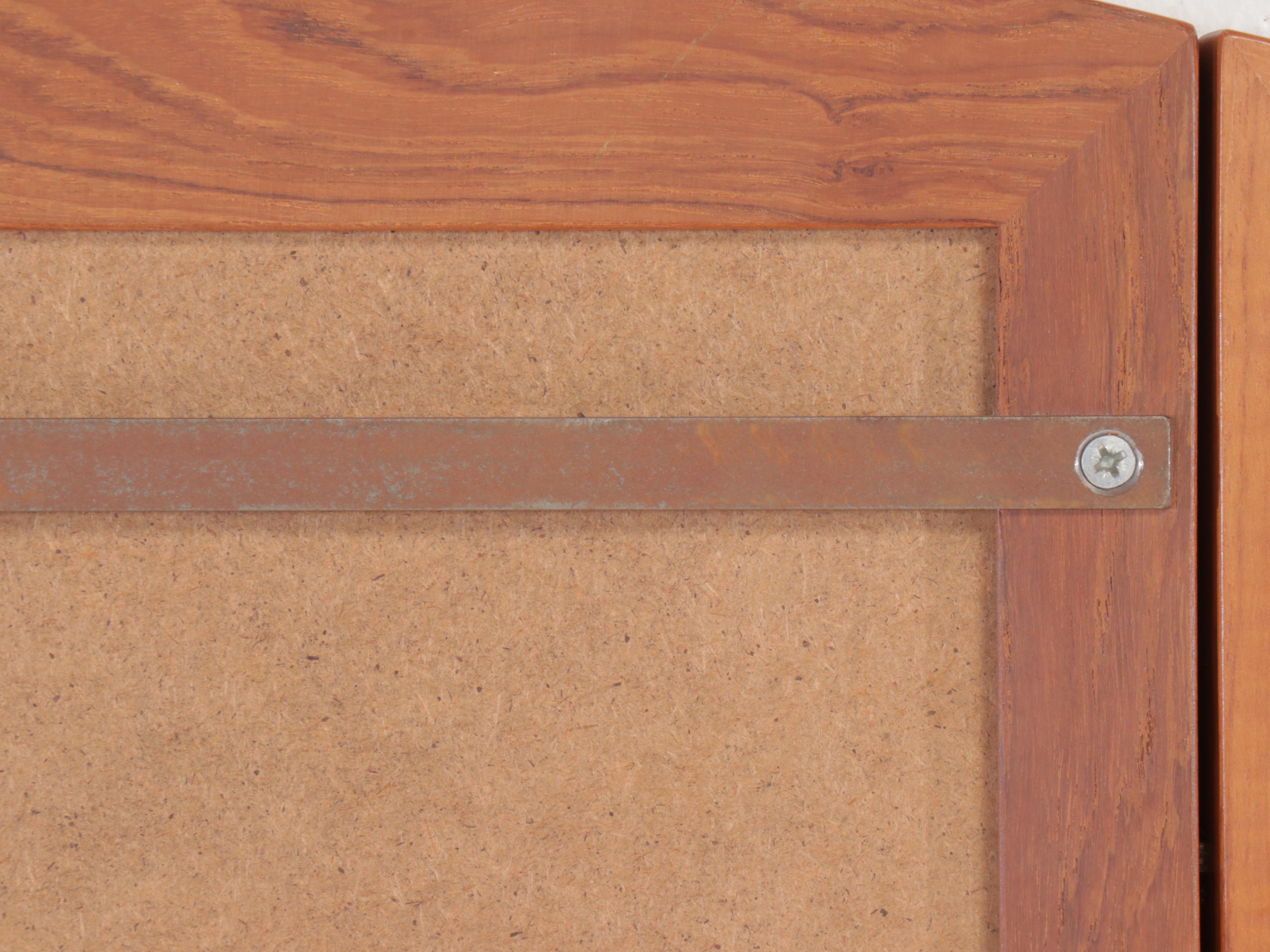 Oak Framed Triptych Mirror