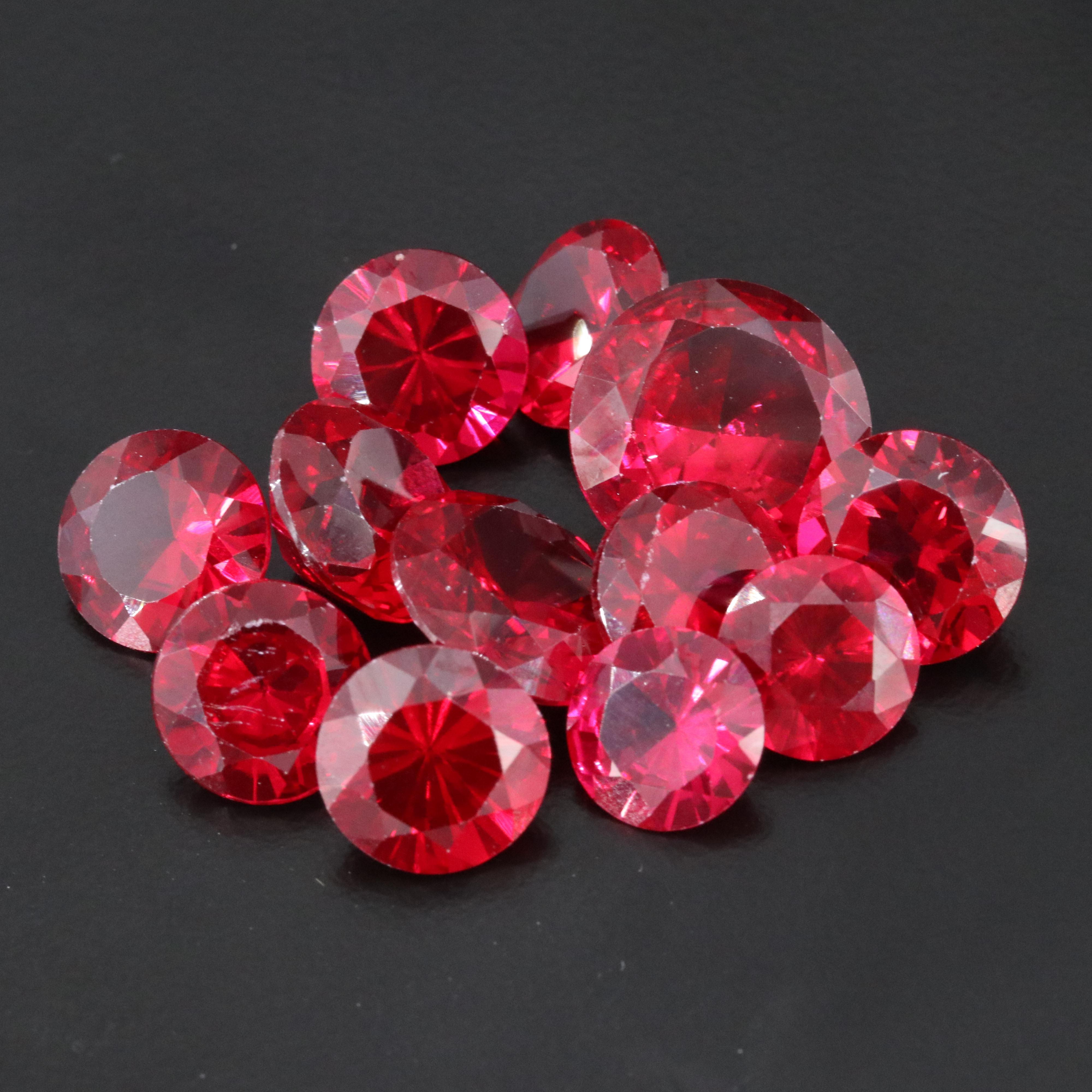Loose 61.59 CTW Lab Grown Ruby