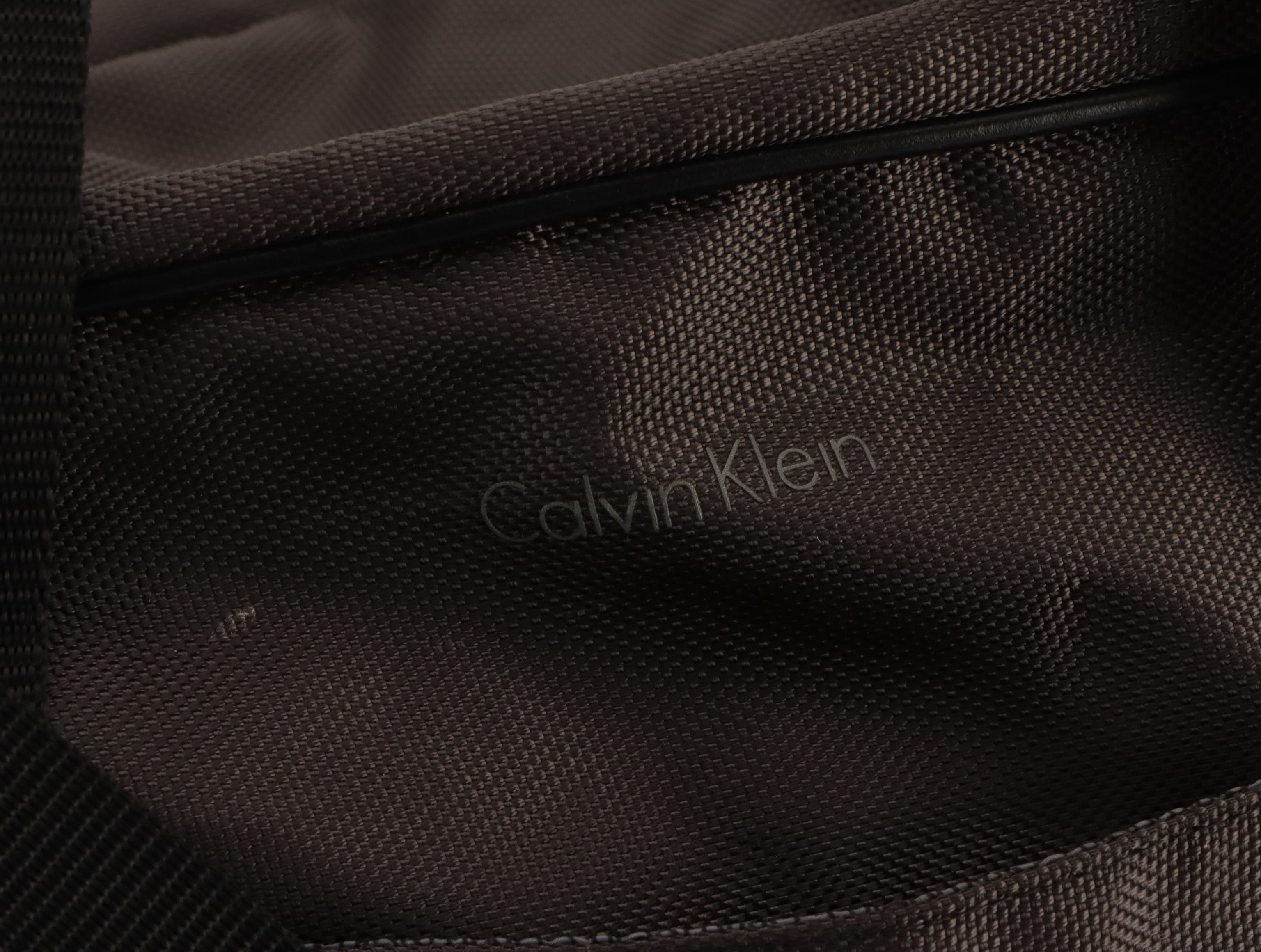 TUMI Alpha 27" Large Wheeled Suitcase in Black Nylon, Calvin Klein Duffel Bag