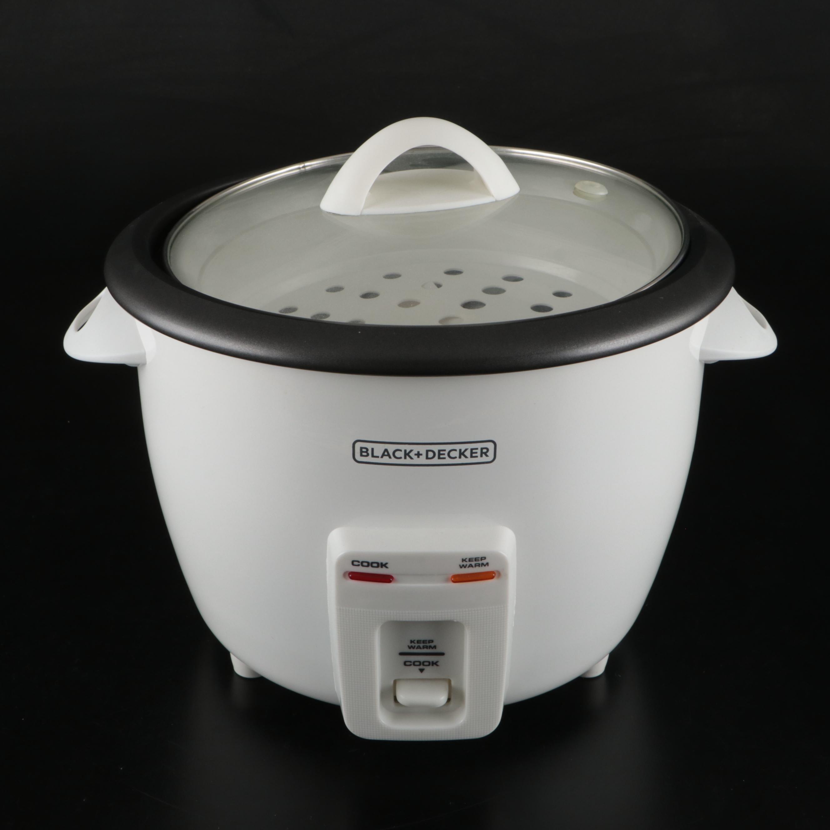 Rival Crock-Pot with Black and Decker Rice Cooker and Dish Towels