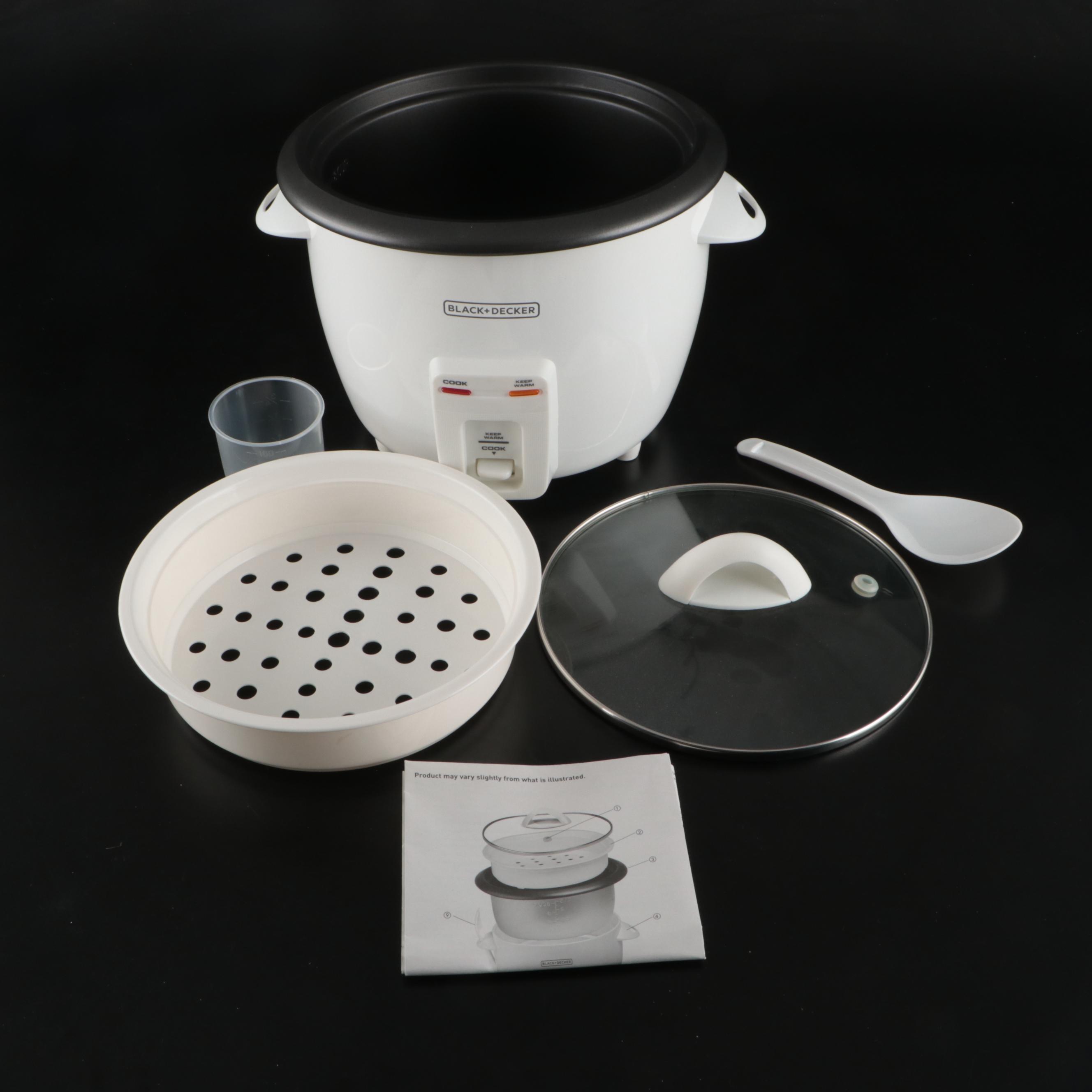 Rival Crock-Pot with Black and Decker Rice Cooker and Dish Towels