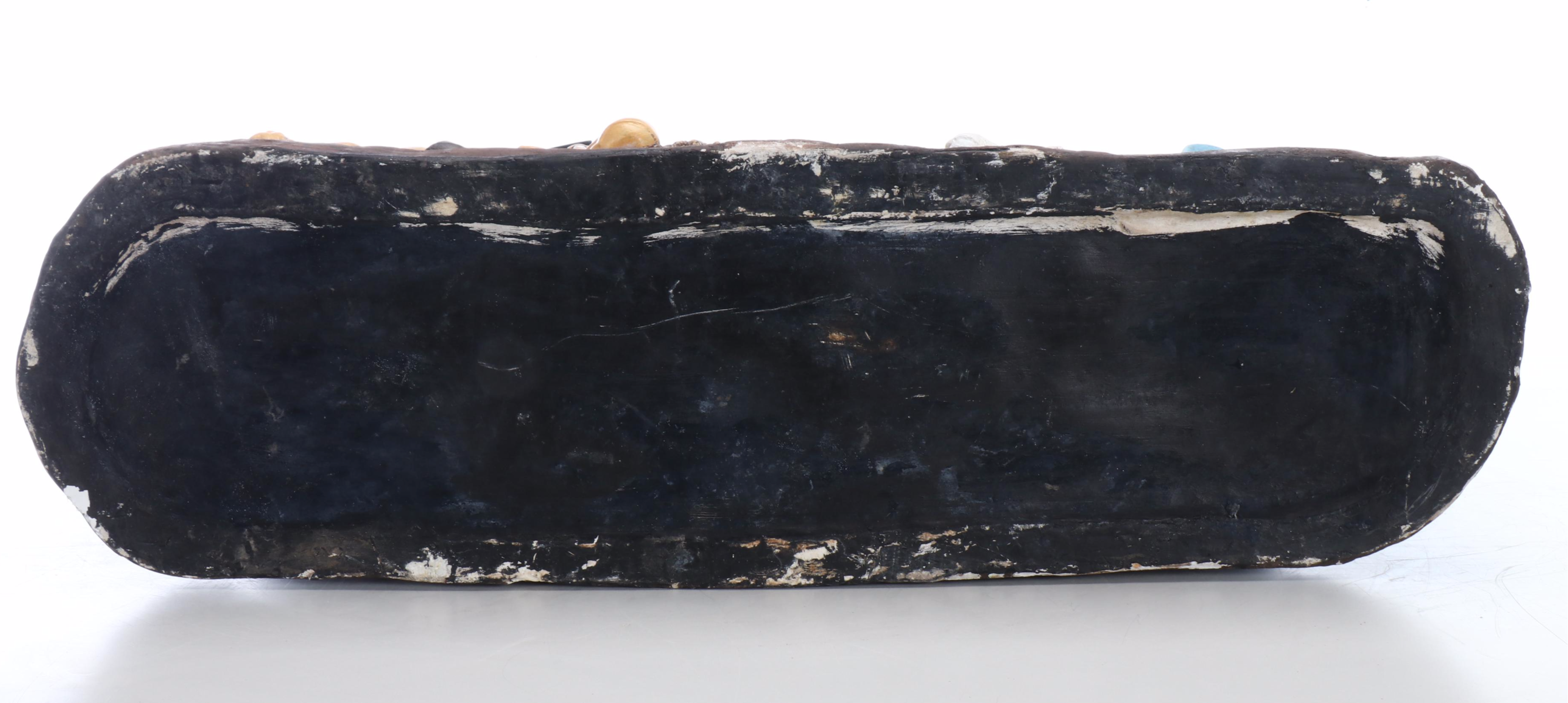 Nativity Scene Plaster St. Mary, Joseph and Infant Jesus