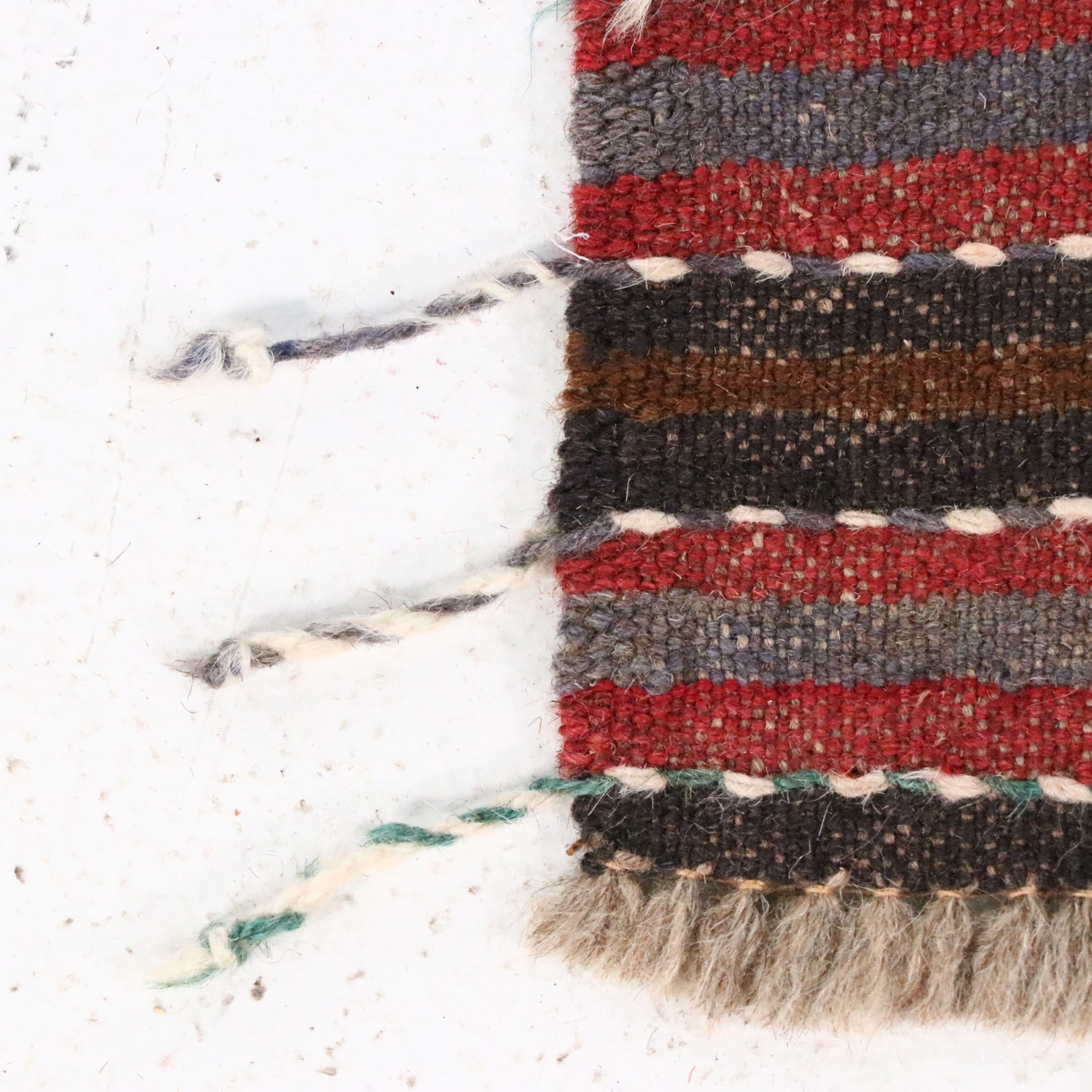 4'1 x 6'3 Hand-Knotted Afghan Pictorial Area Rug