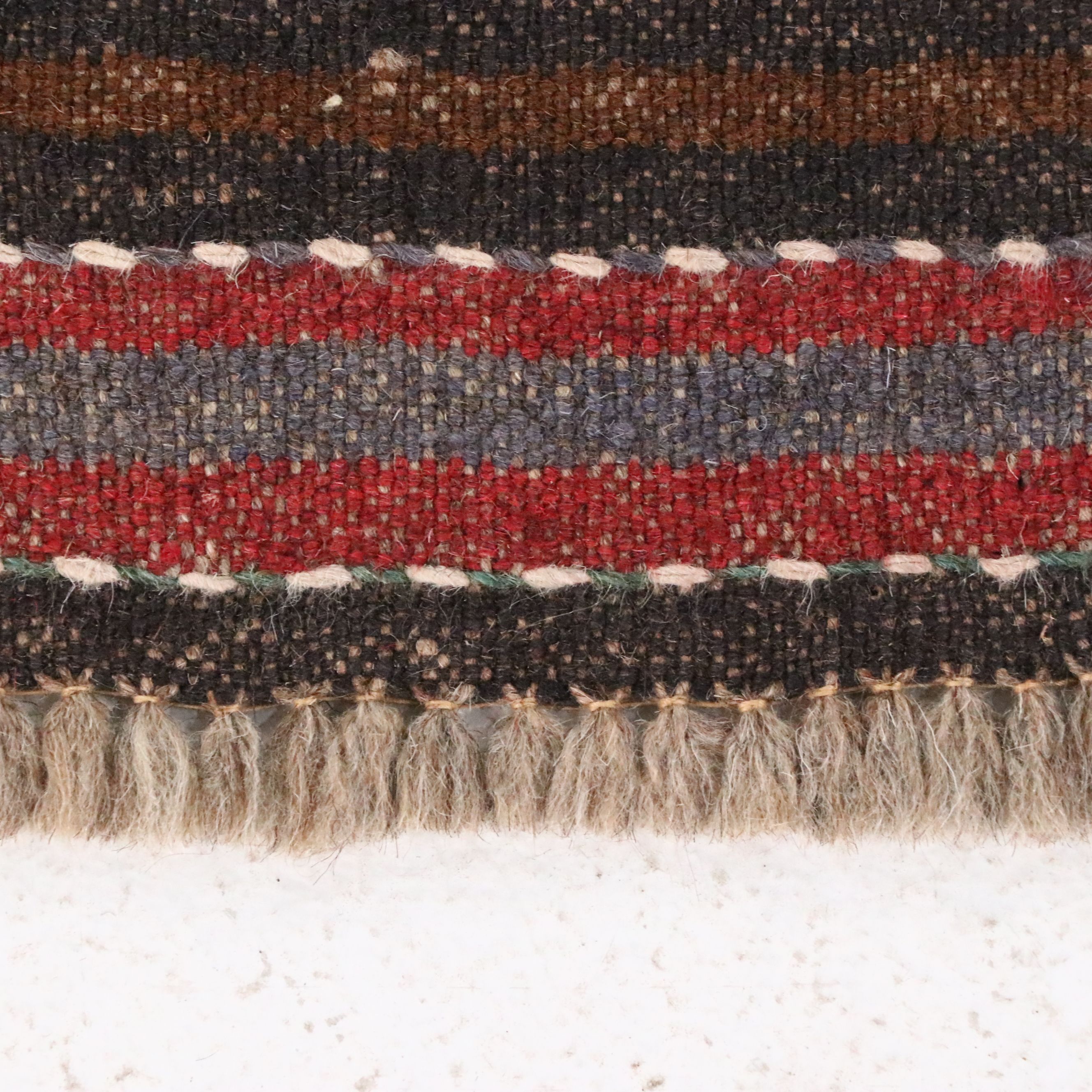 4'1 x 6'3 Hand-Knotted Afghan Pictorial Area Rug