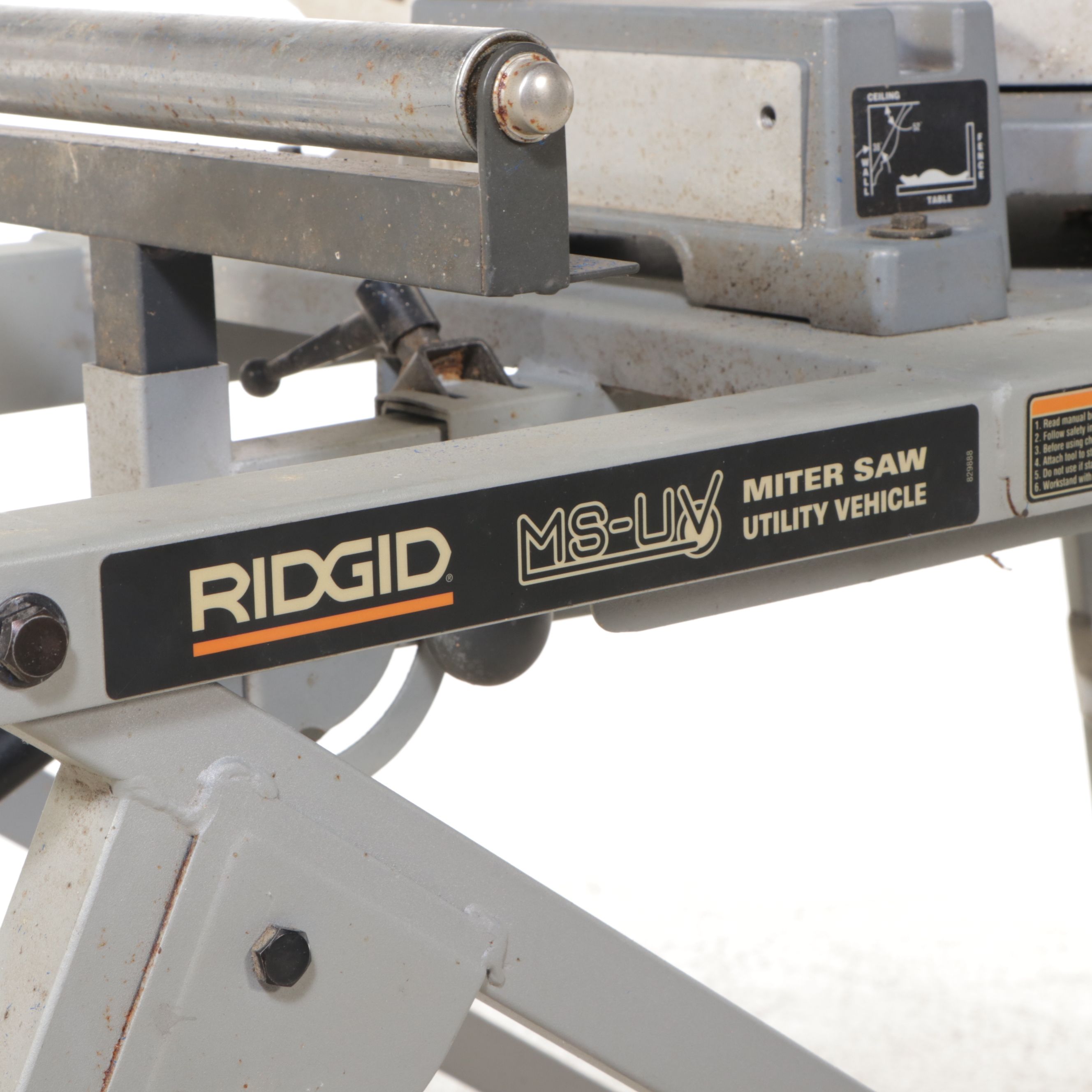 RIDGID Miter Saw and MS-UV Miter Saw Utility Vehicle