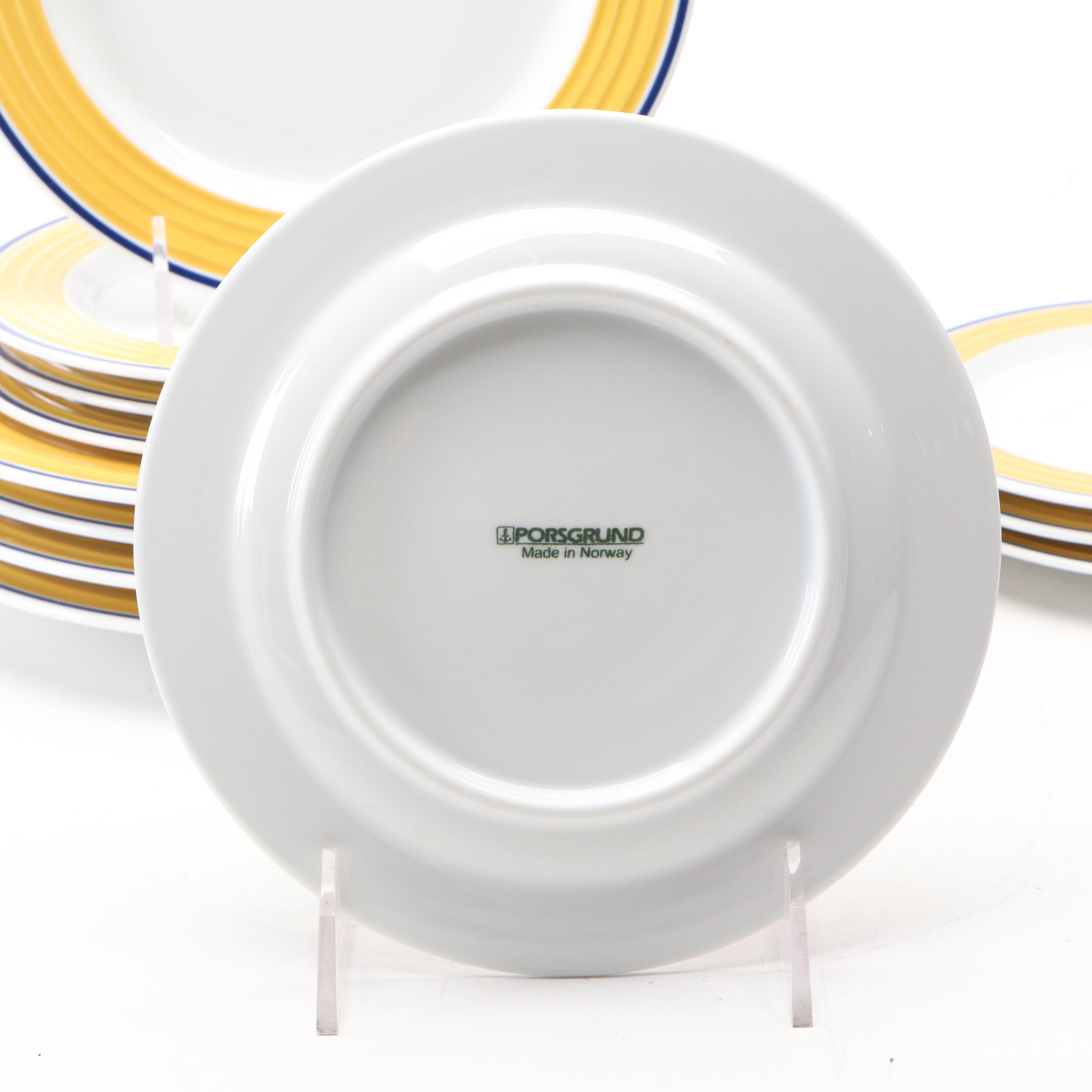 Porsgrund Norwegian Porcelain Dinnerware