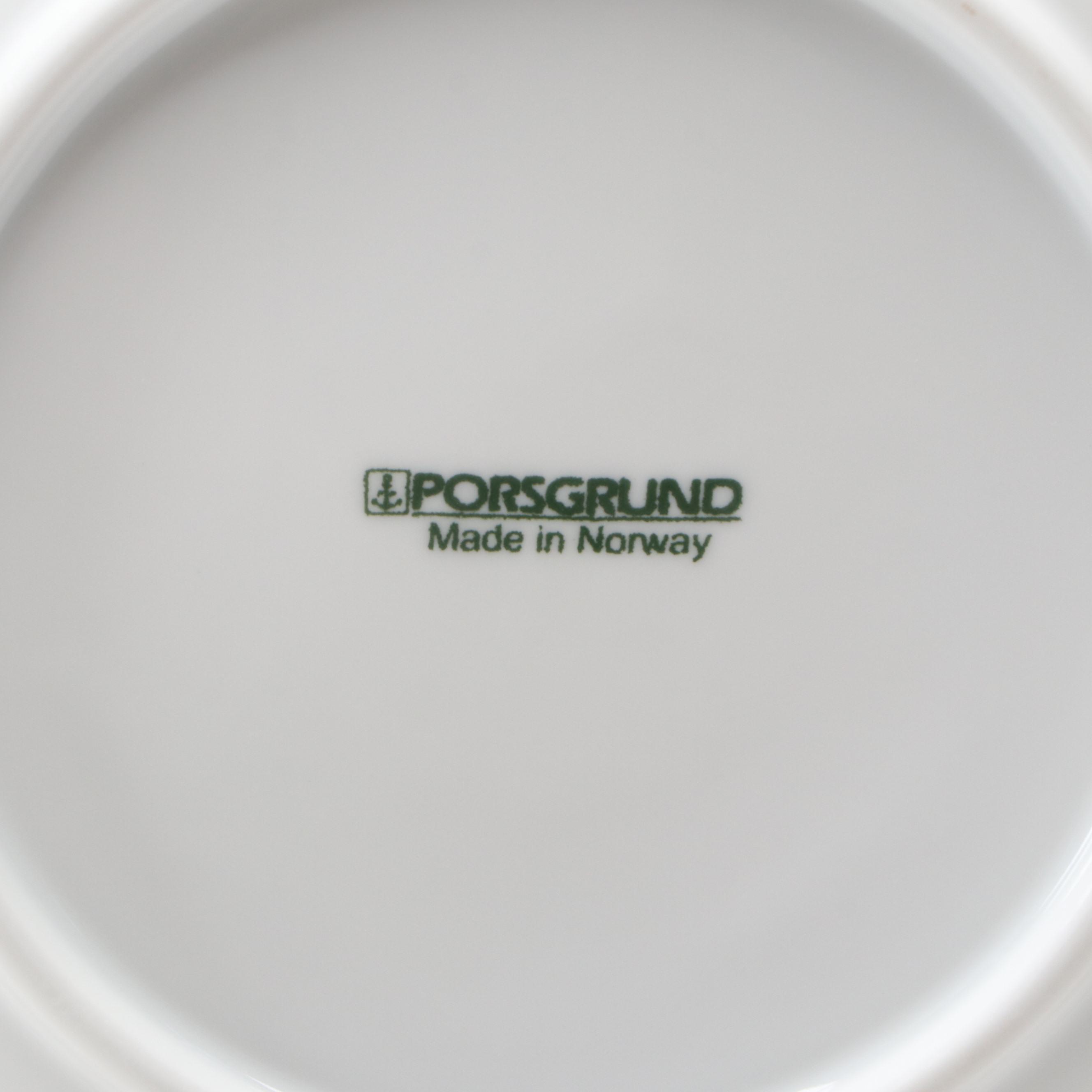 Porsgrund Norwegian Porcelain Dinnerware