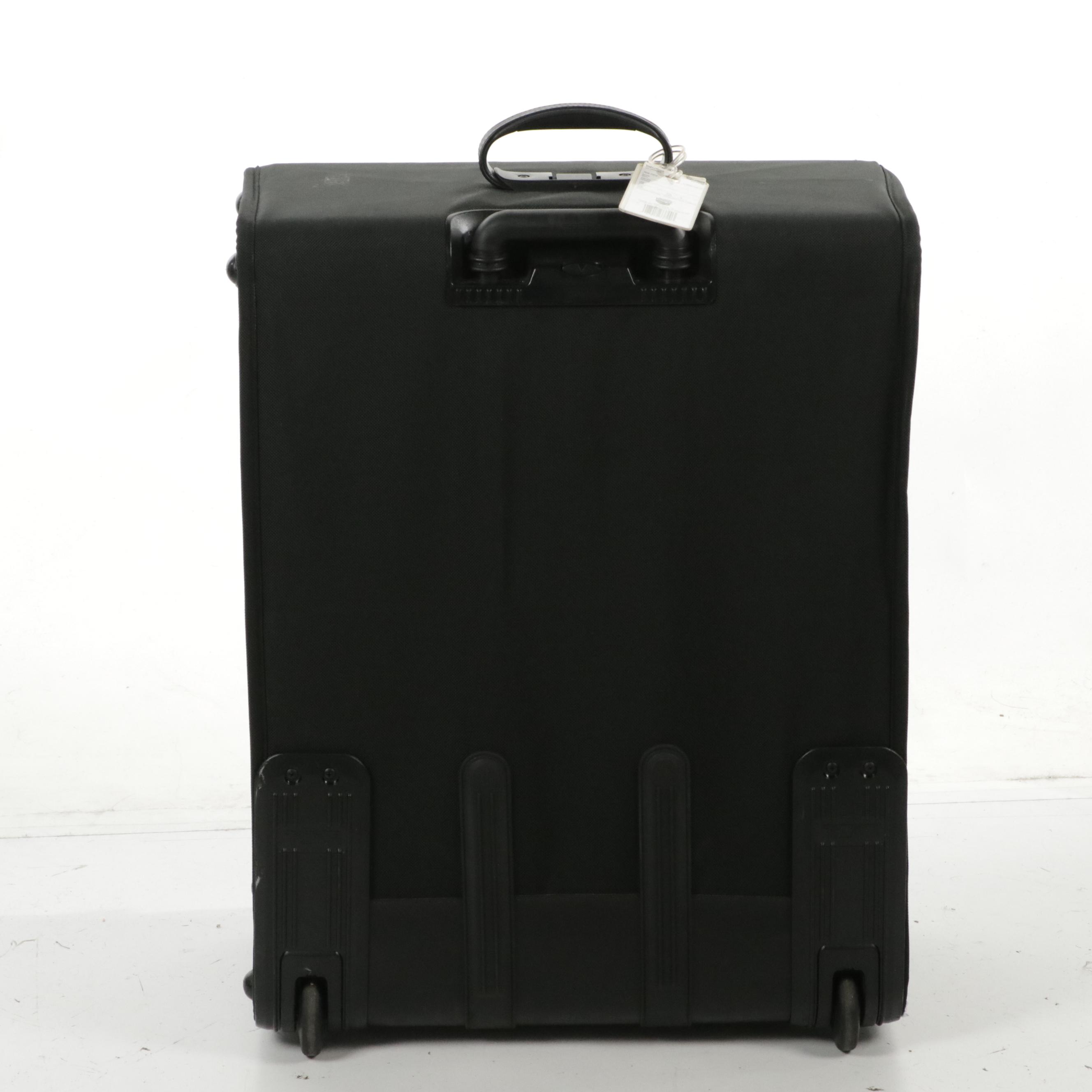 Tumi Two-Wheel Expandable Garment Bag and Large Suitcase in Black