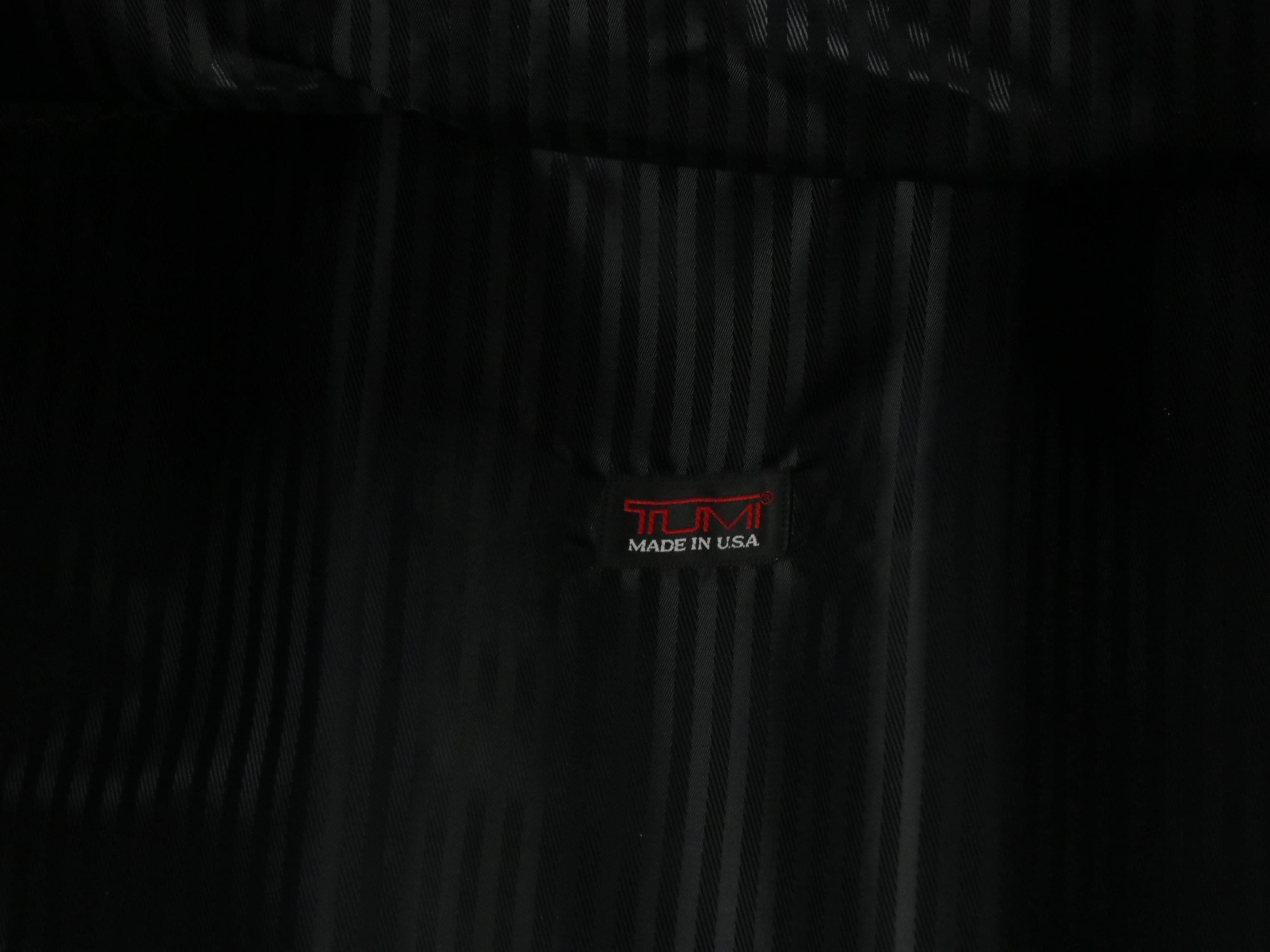 Tumi Two-Wheel Expandable Garment Bag and Large Suitcase in Black