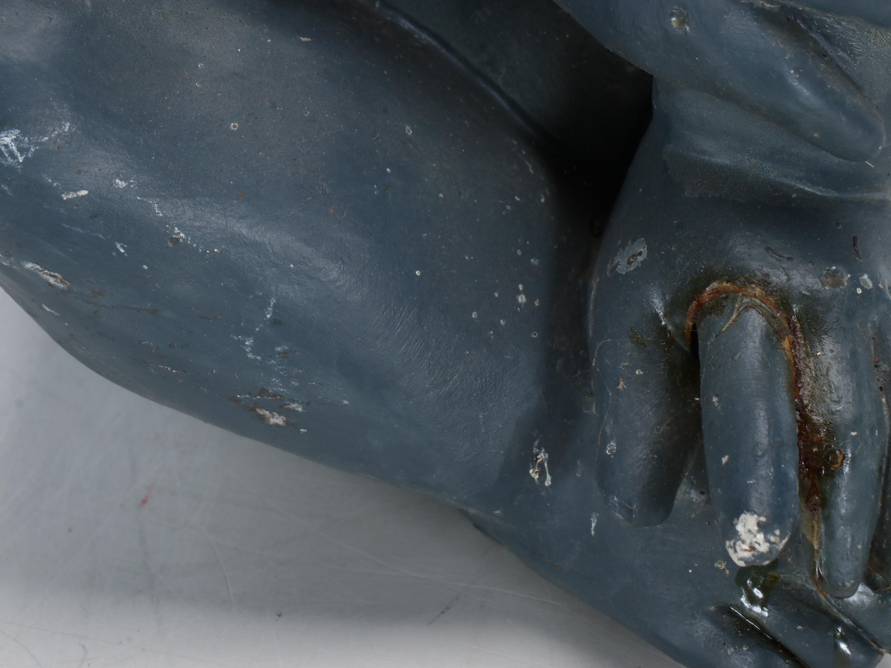 Painted Cast Putti Garden Statue