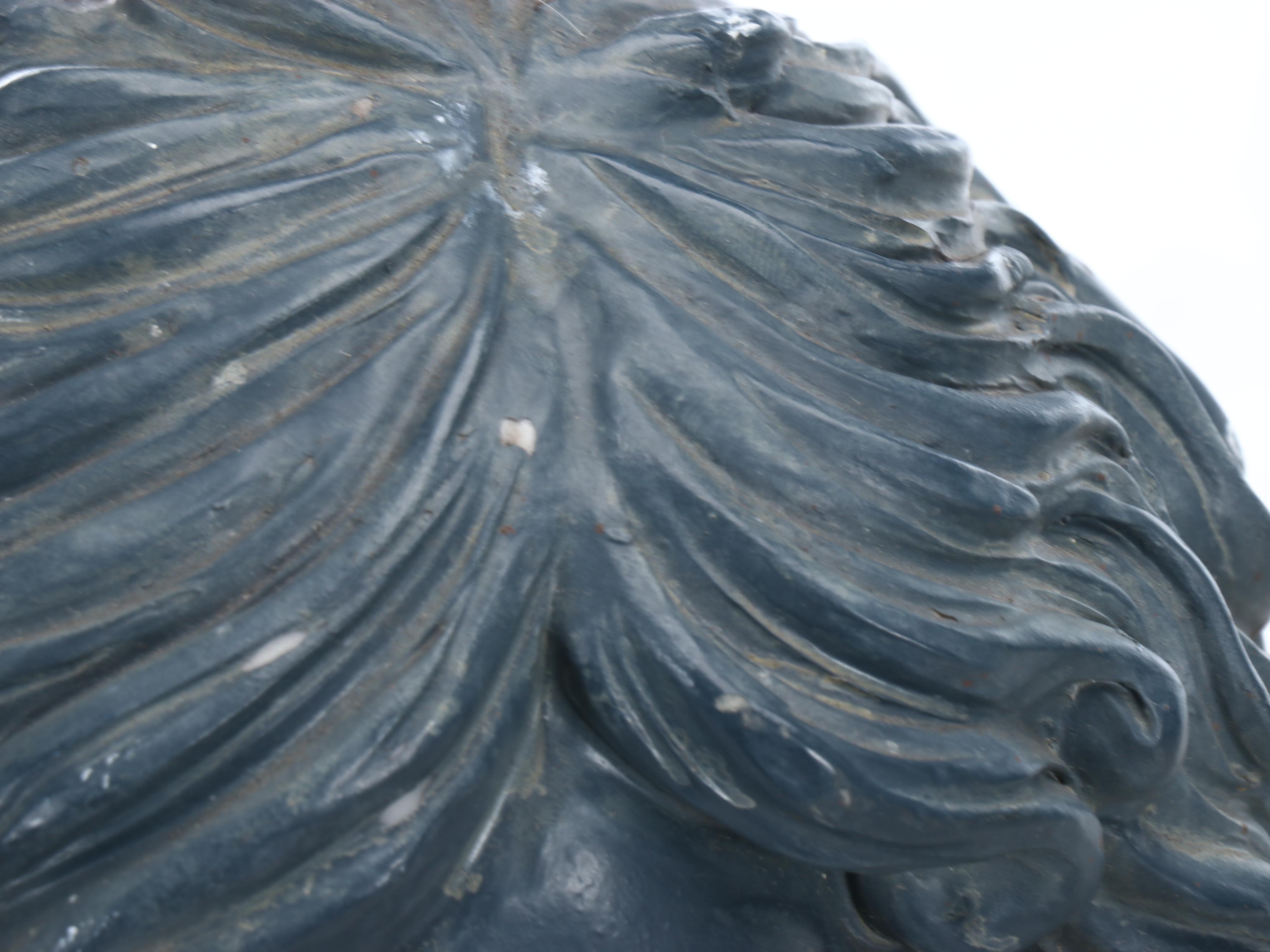 Painted Cast Putti Garden Statue