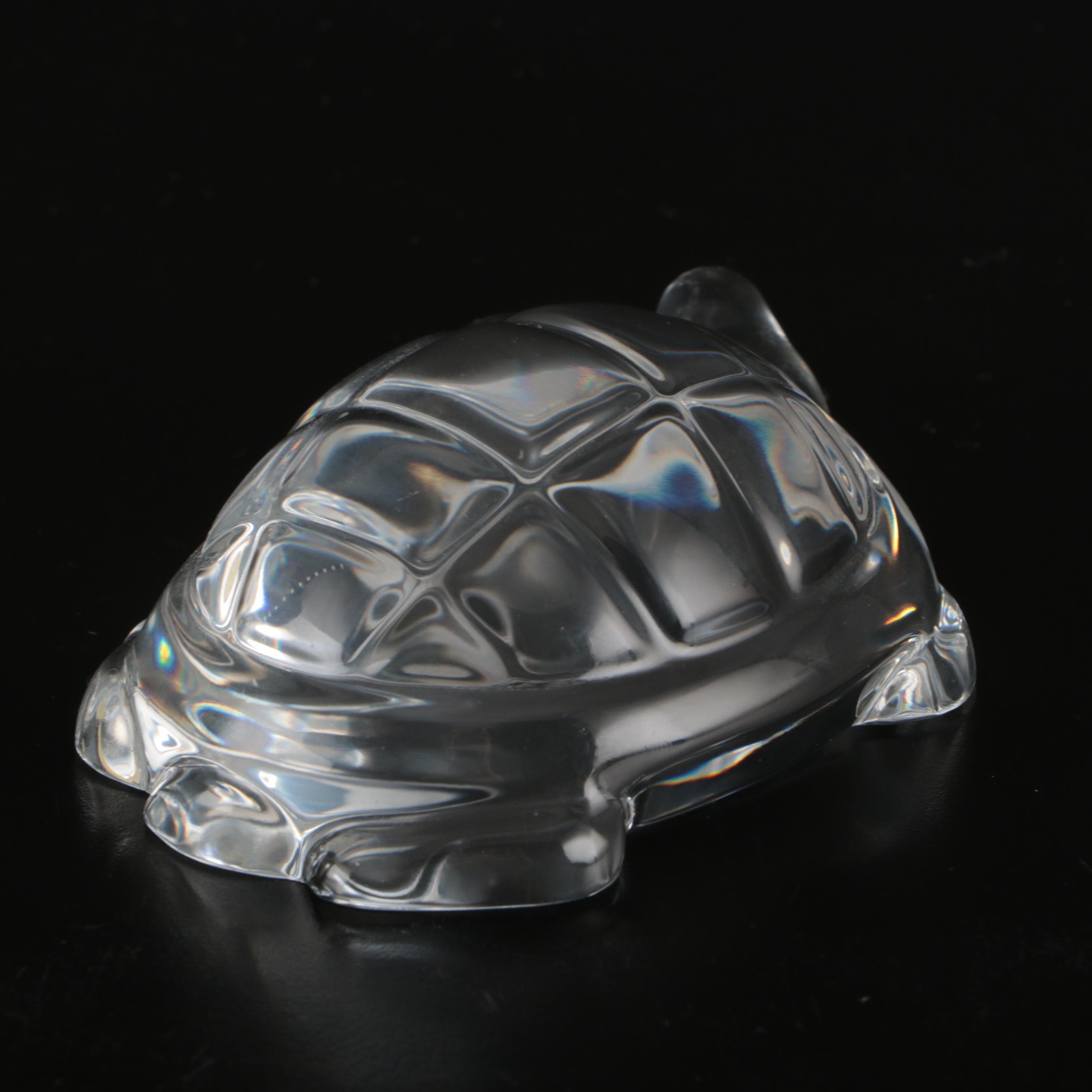 Baccarat "Turtle" Crystal Figurine