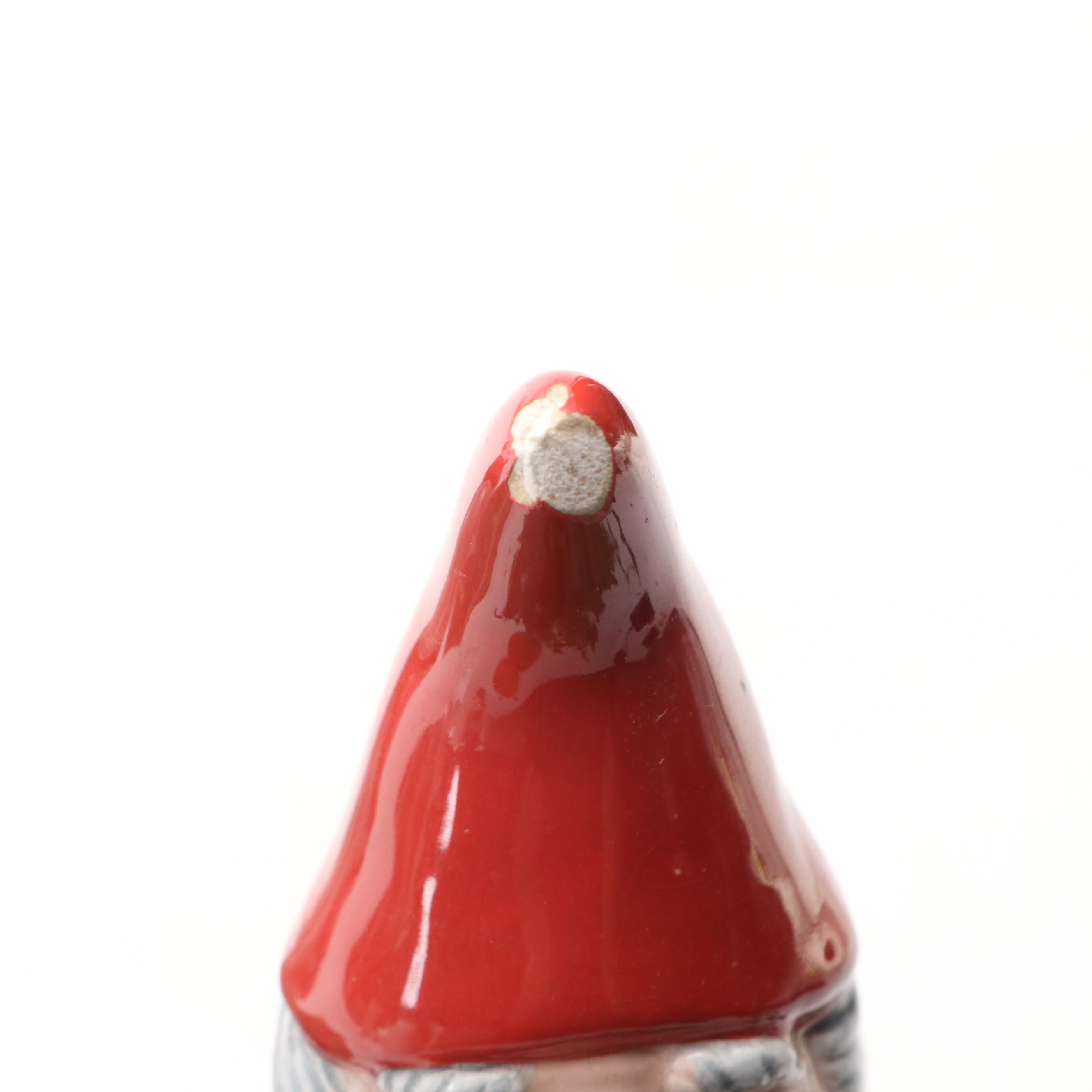 Gnome, Christmas Tree and Other Ceramic Planters with Figurine